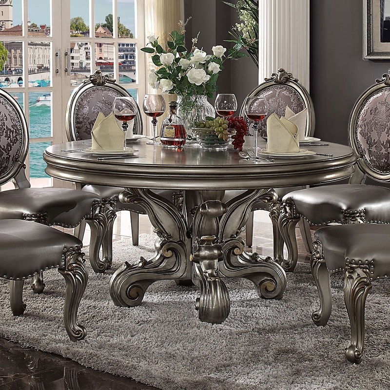 Versailles Wood Round Dining Table