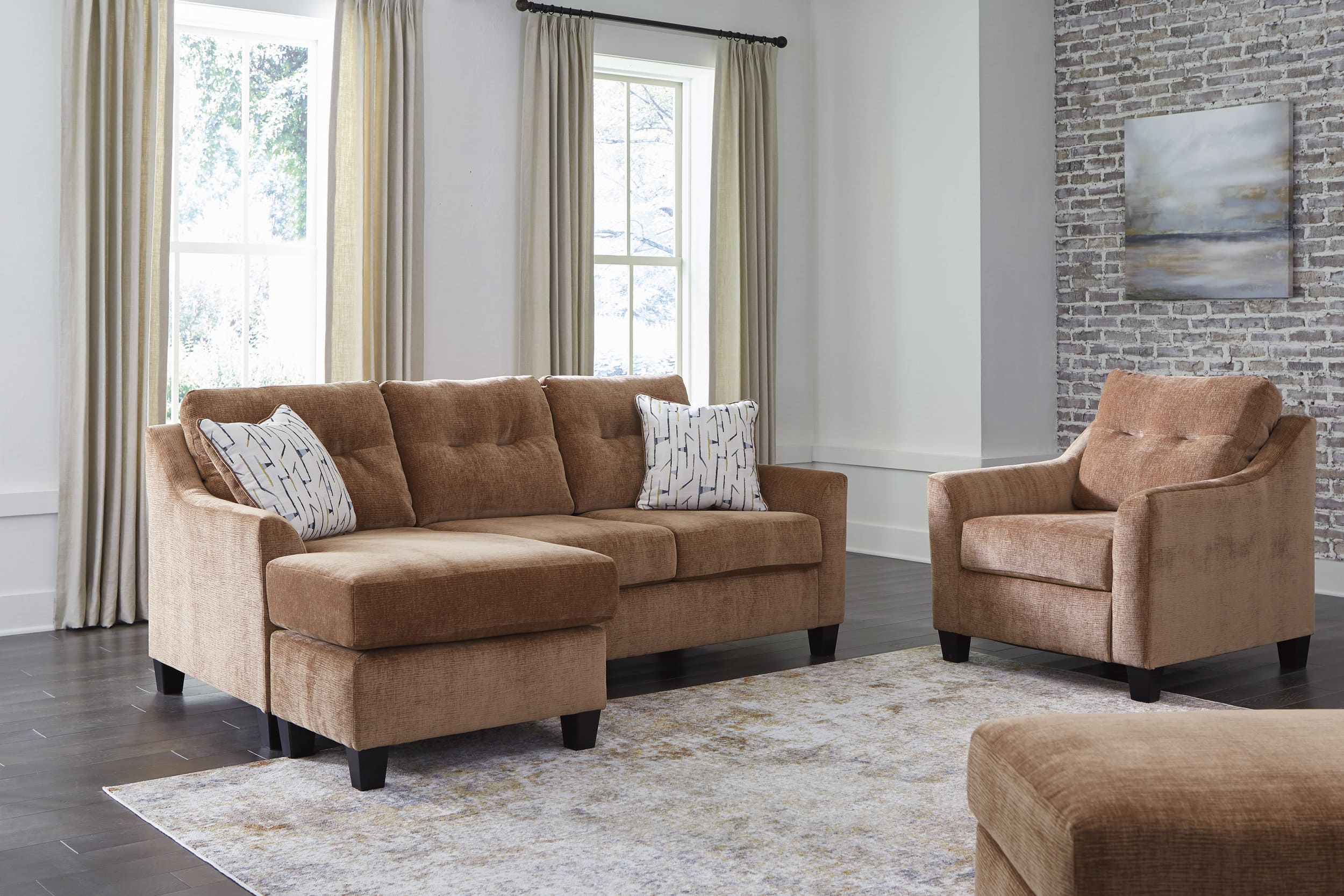 Amity Bay Polyester Living Room Set