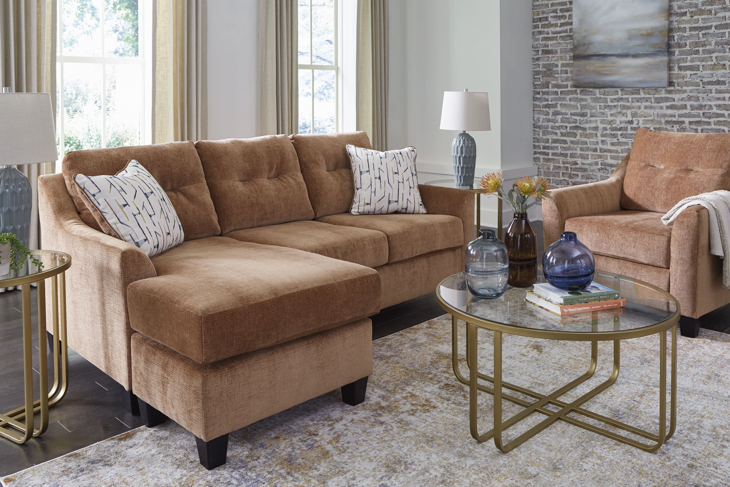 Amity Bay Polyester Living Room Set