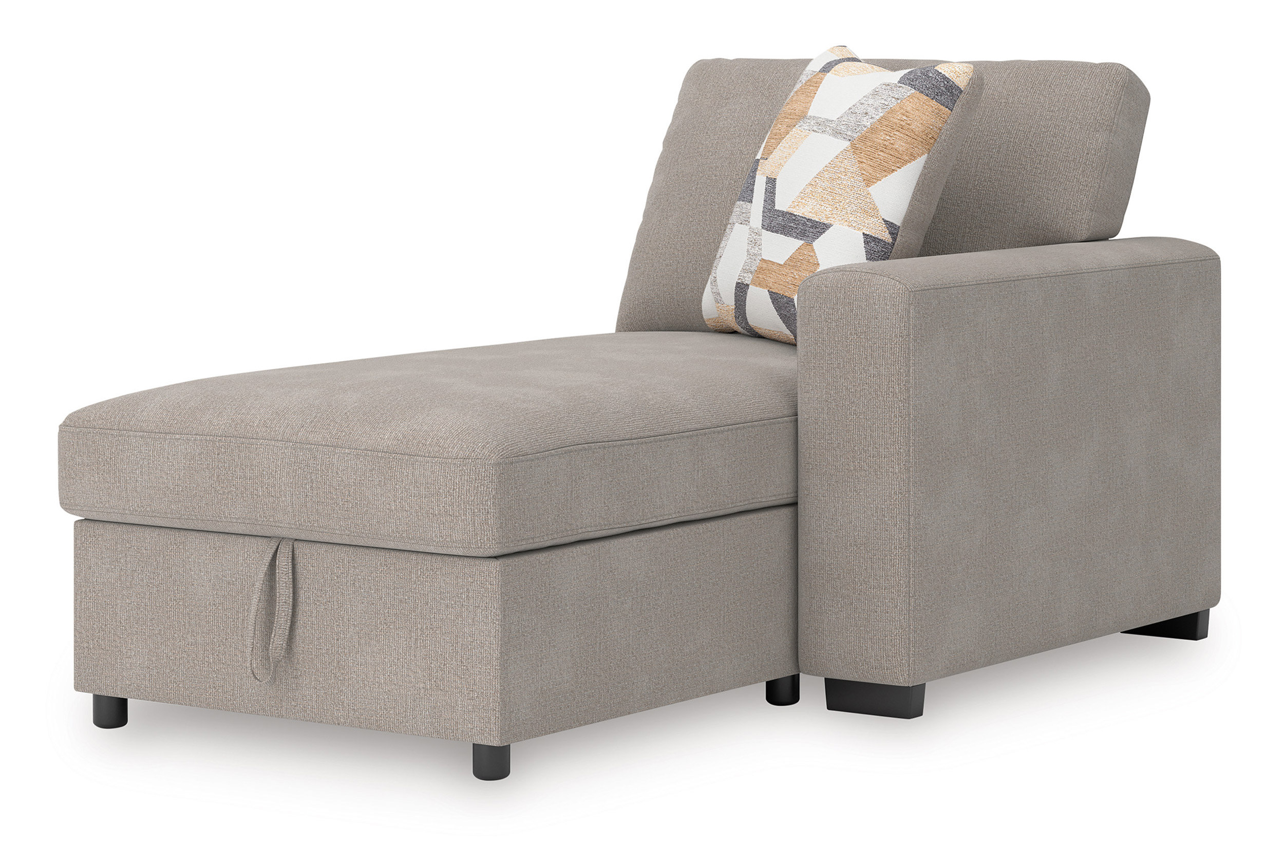 Higgesbee L-Shaped Polyester 5-Piece Sectional with Pop Up Sleeper & Chaise