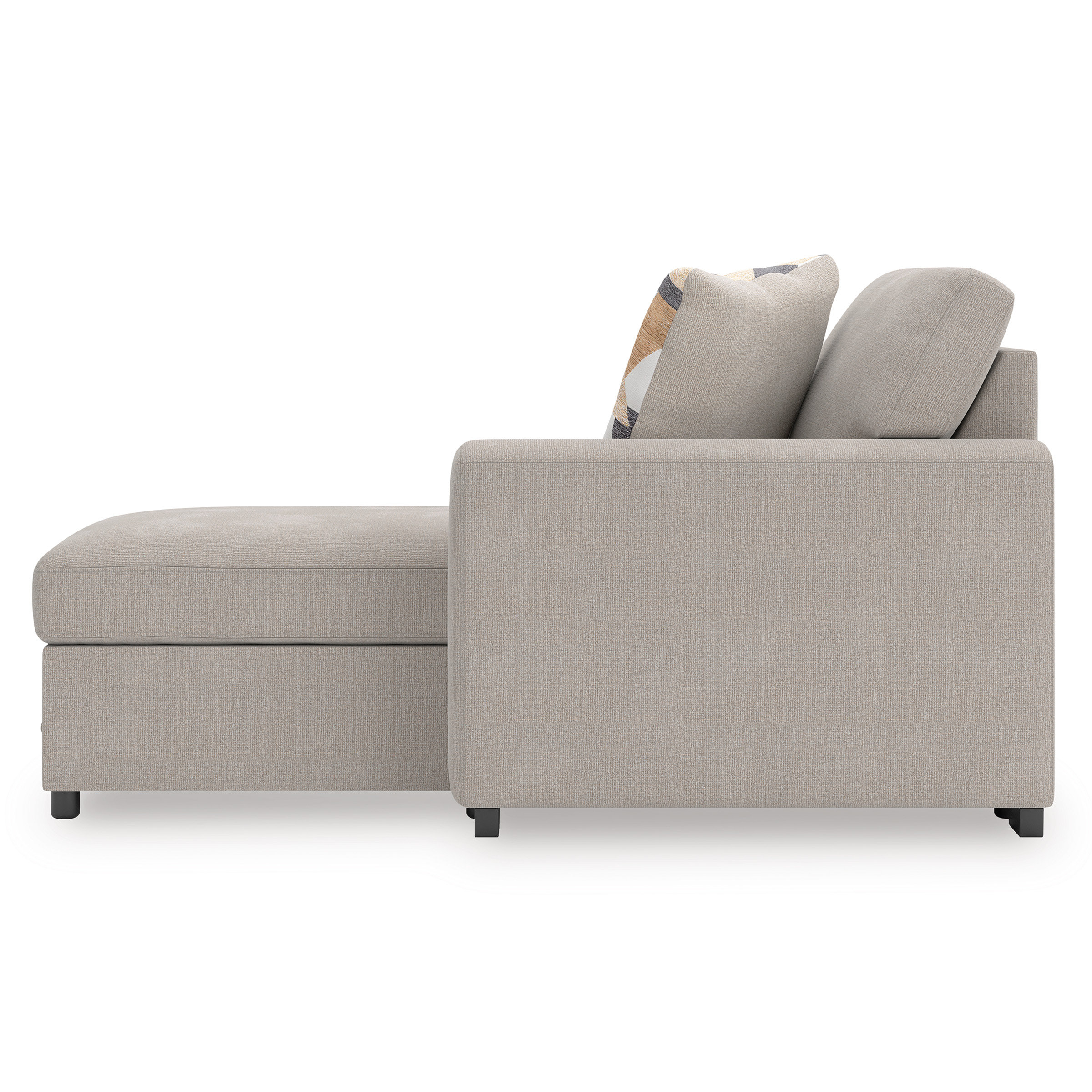 Higgesbee L-Shaped Polyester 5-Piece Sectional with Pop Up Sleeper & Chaise