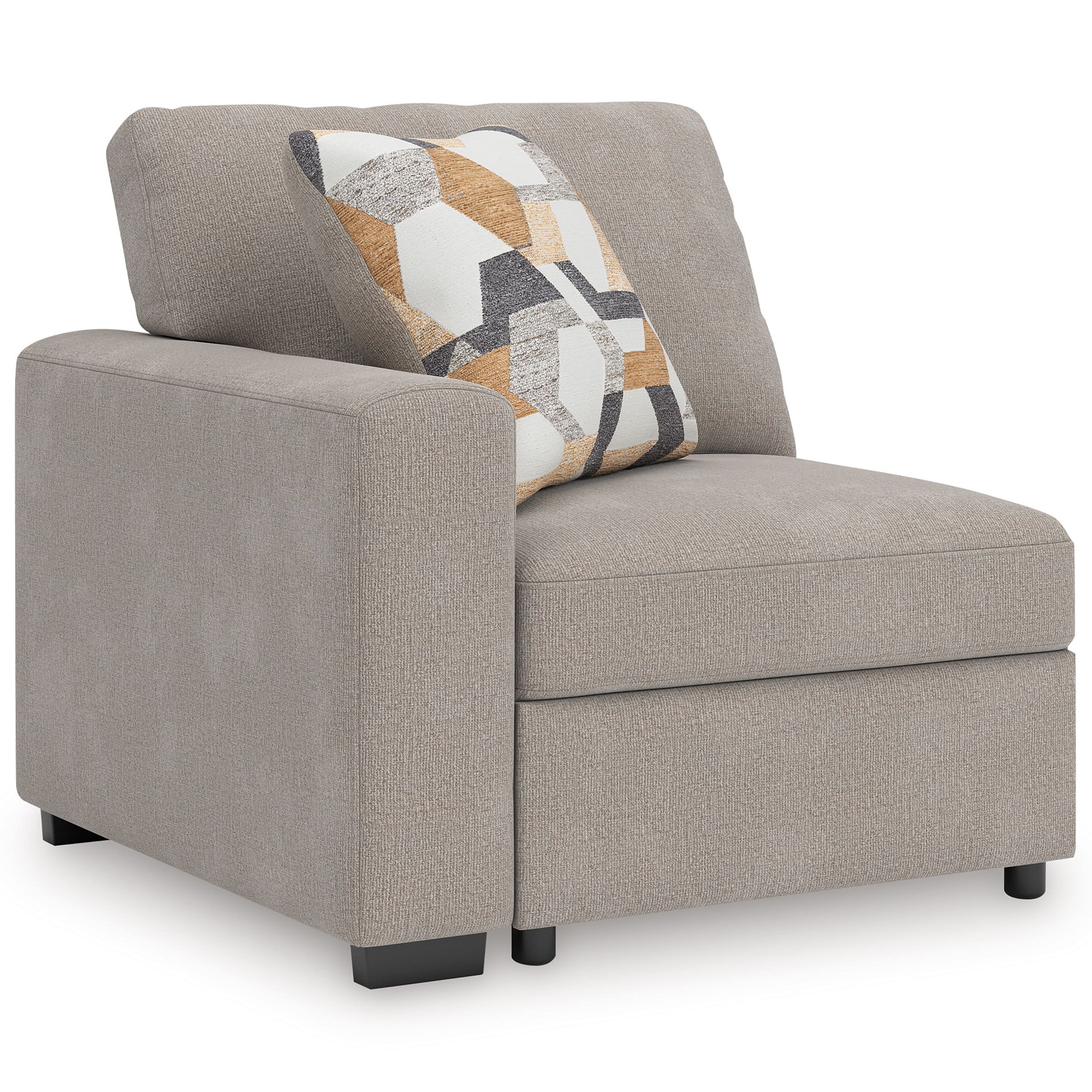 Higgesbee L-Shaped Polyester 5-Piece Sectional with Pop Up Sleeper & Chaise