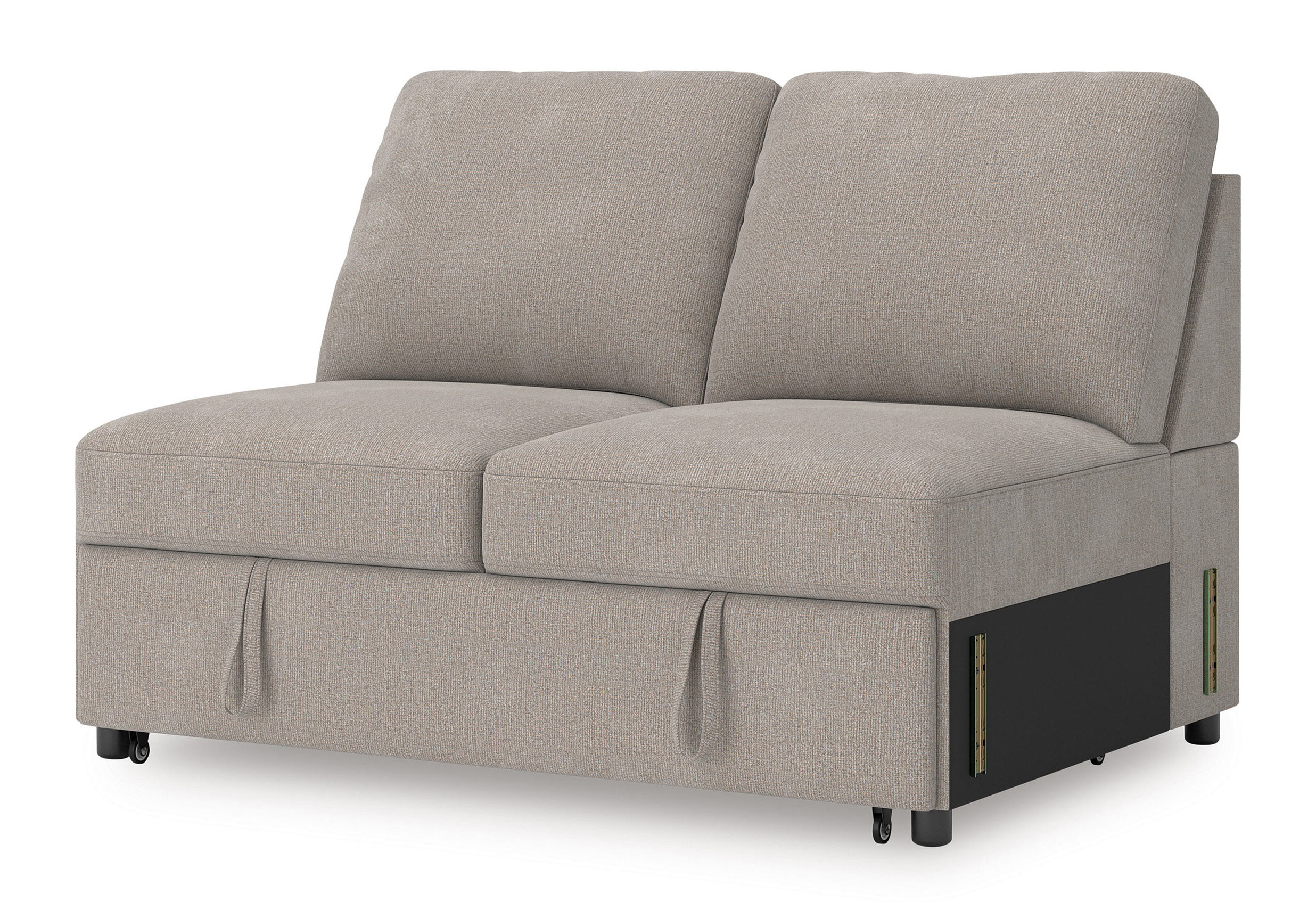 Higgesbee L-Shaped Polyester 5-Piece Sectional with Pop Up Sleeper & Chaise