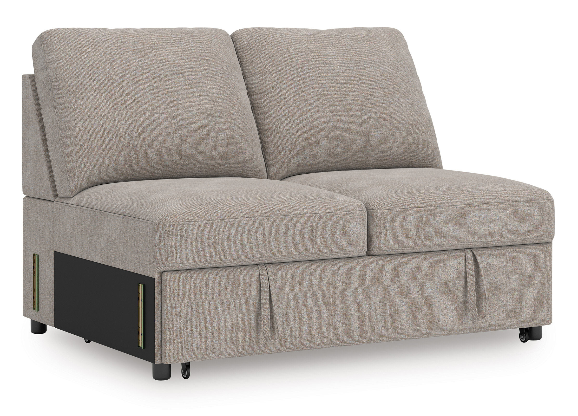 Higgesbee L-Shaped Polyester 5-Piece Sectional with Pop Up Sleeper & Chaise
