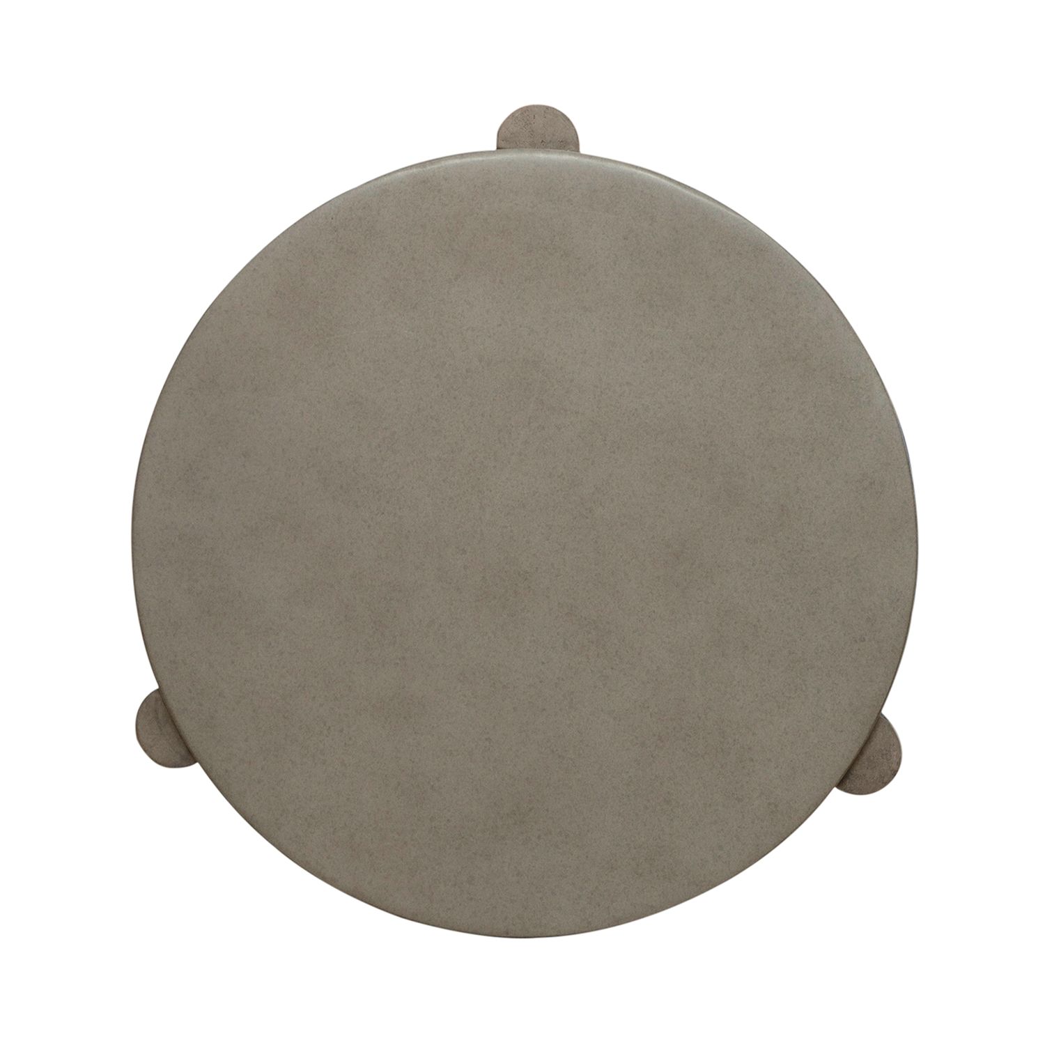 Affinity Round Faux Concrete Wood Cocktail Table Set