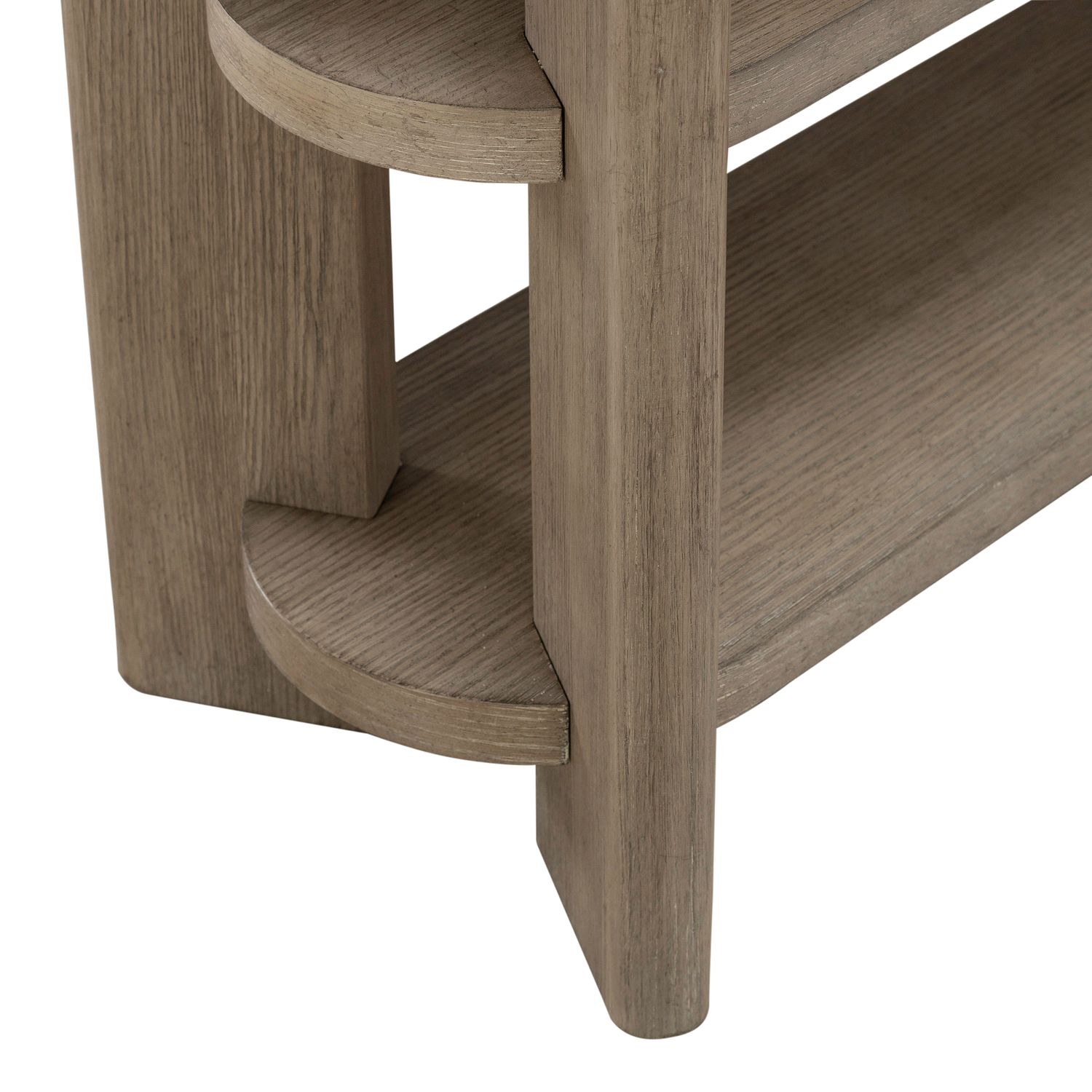 Affinity Rectangular Faux Concrete/Wood Sofa Table