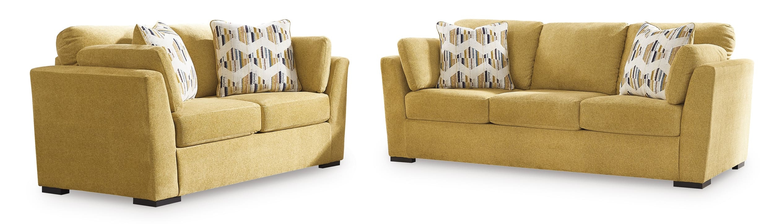Ashley Keerwick Polyester Sofa And Loveseat