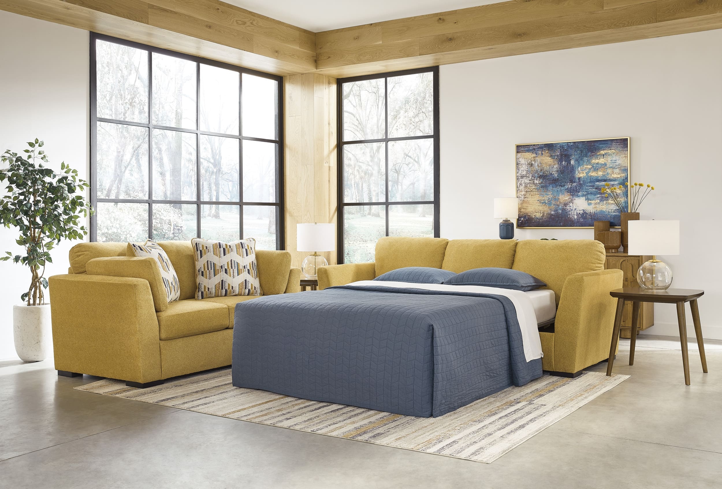 Keerwick Polyester Queen Sofa Sleeper