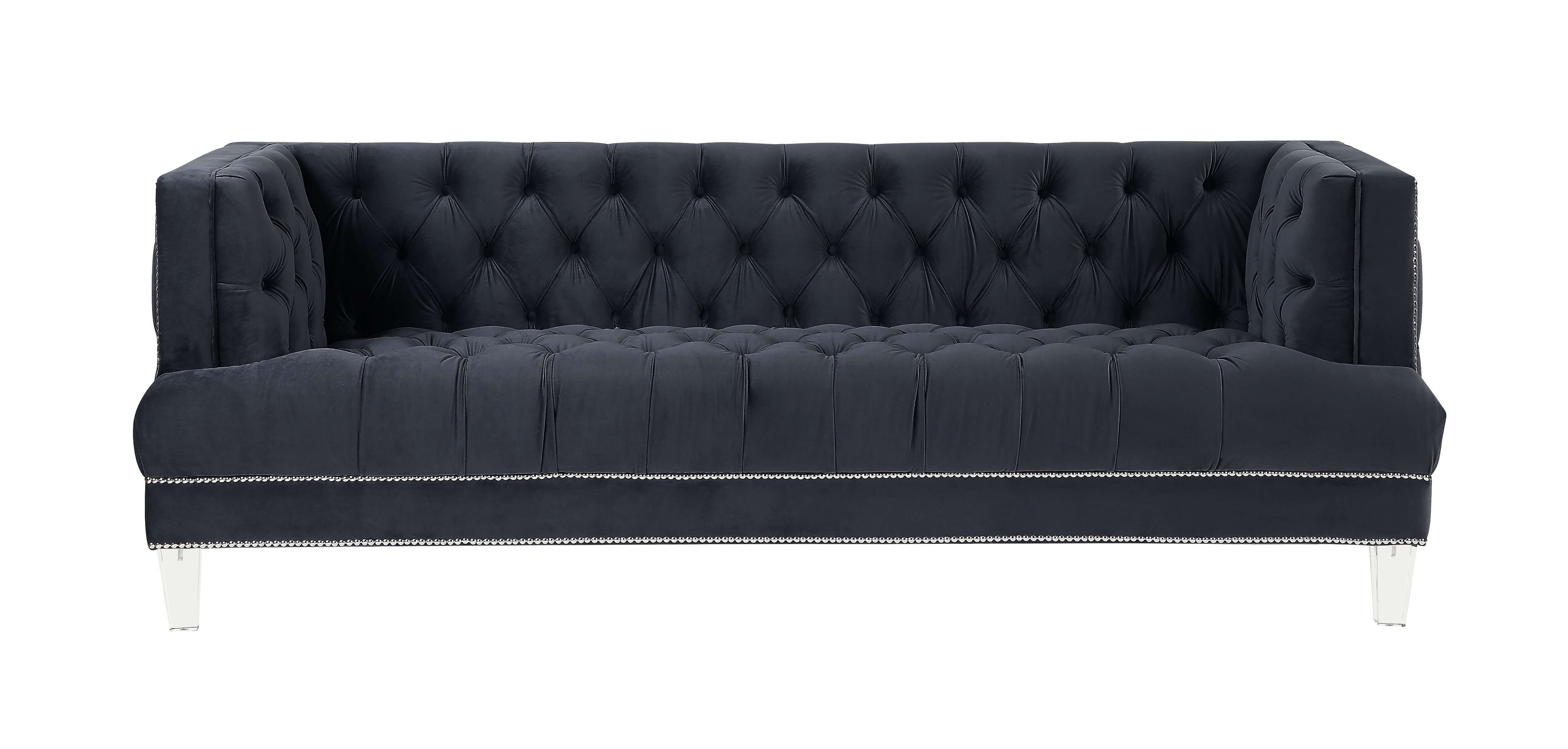 Ansario Velvet Tufted Living Room Set