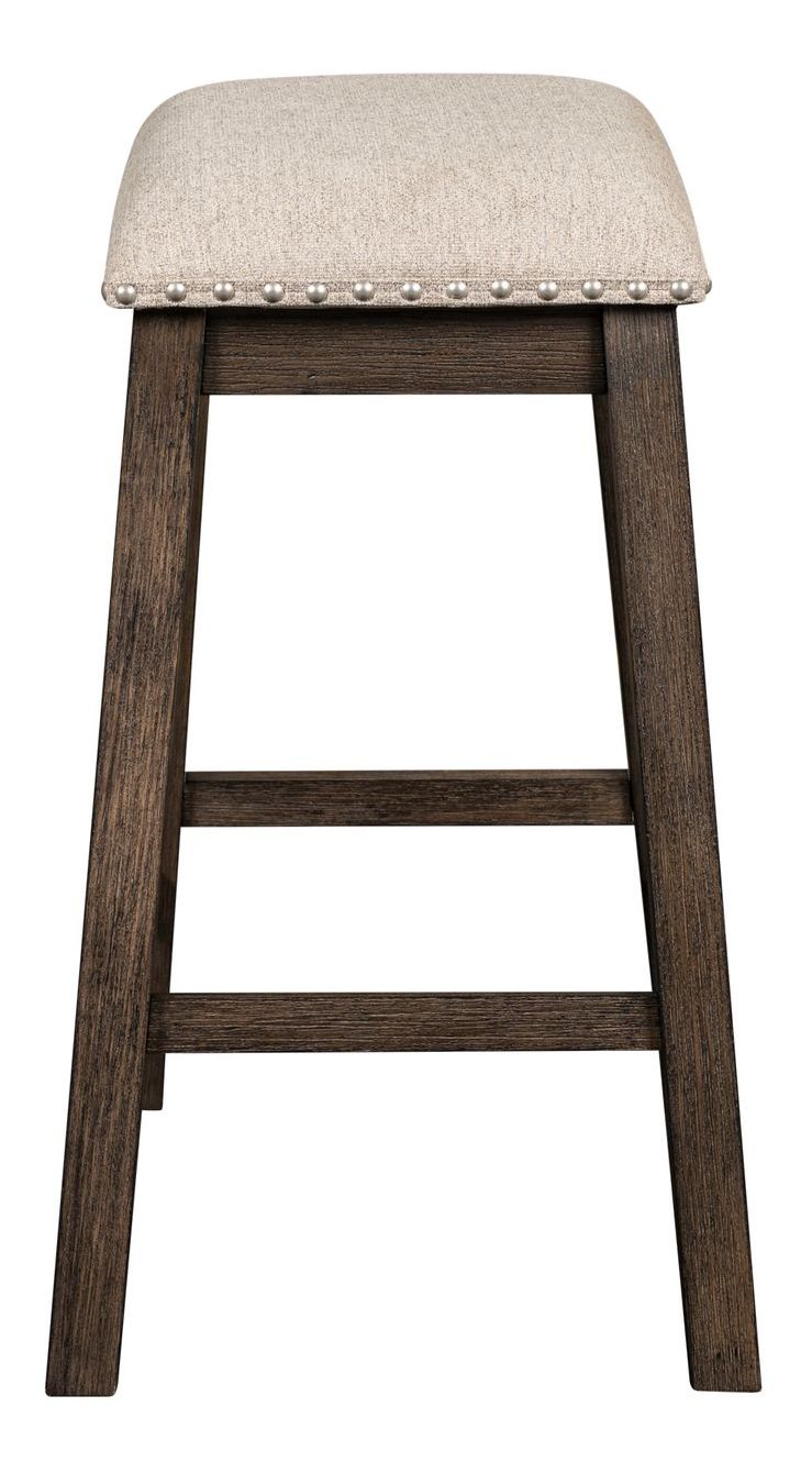 Harrison Linen Console Stool