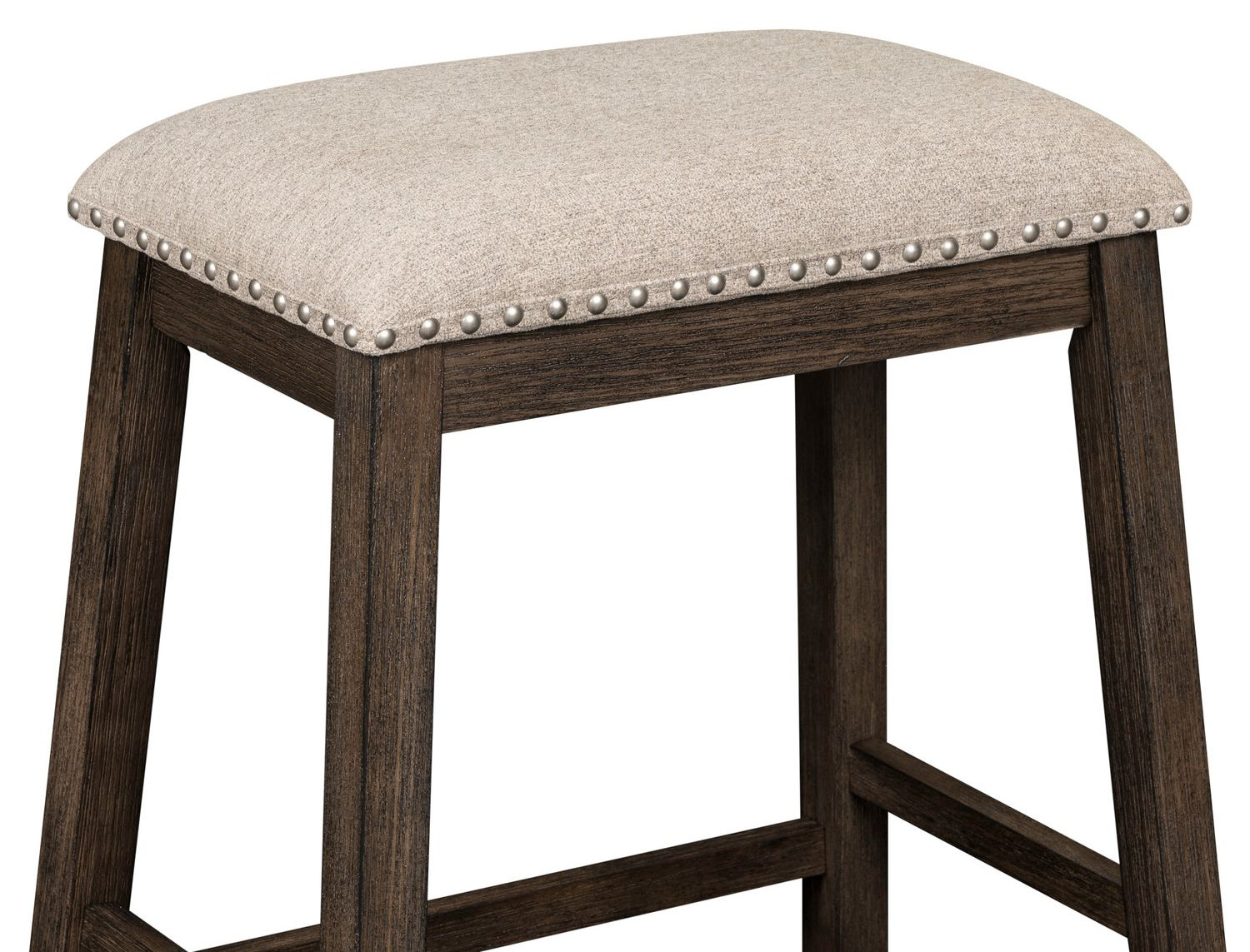 Harrison Linen Console Stool