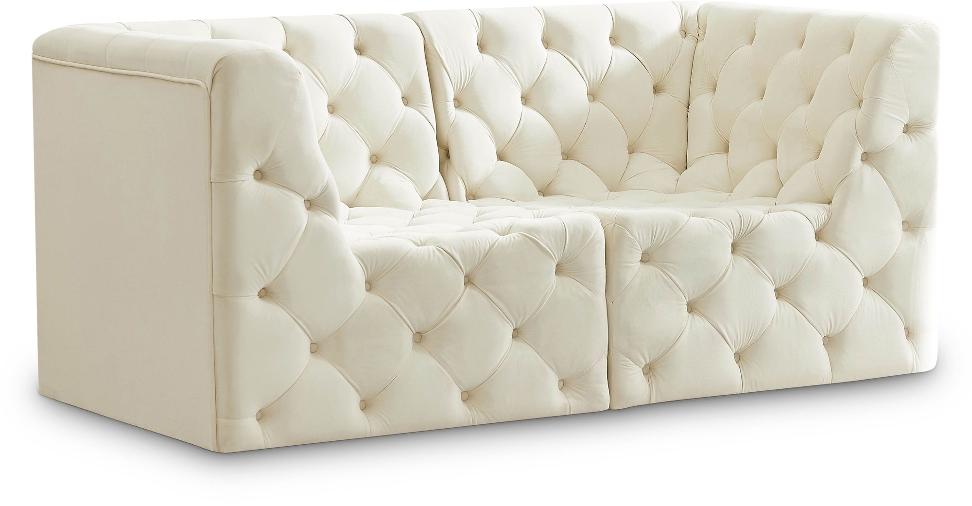 Tuft 70" Velvet Modular Sofa
