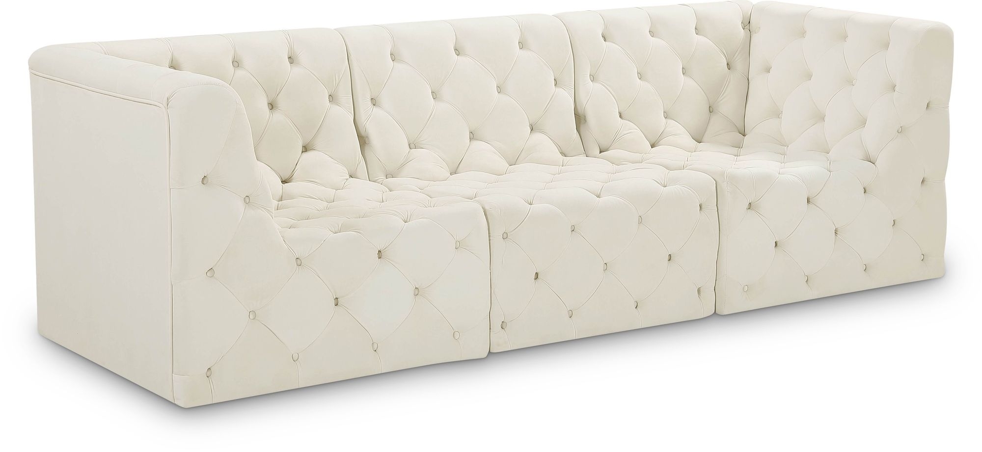 Tuft 99" Velvet Modular Sofa