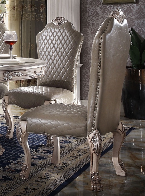 Dresden PU/Wood Dining Side Chair