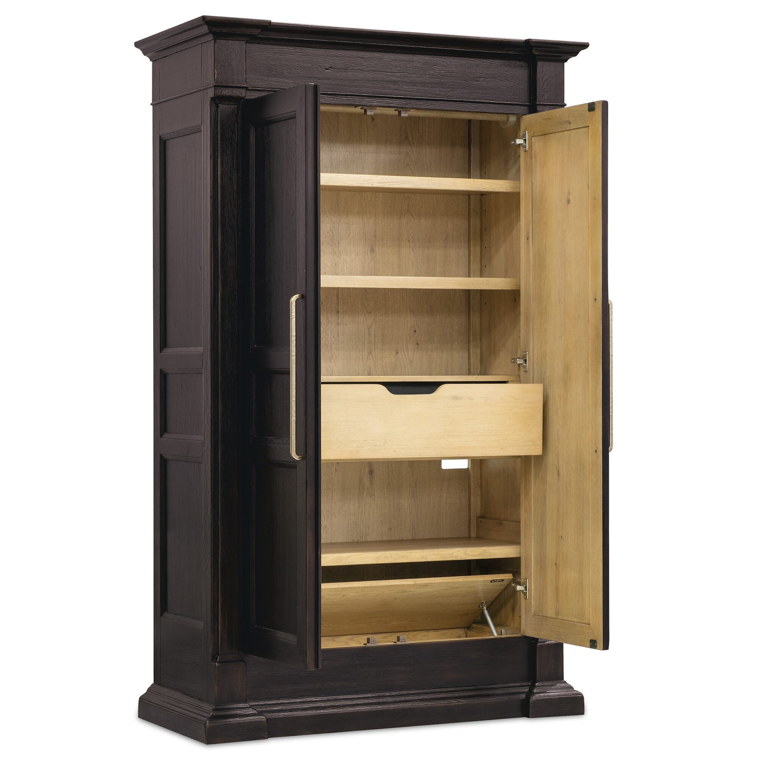 Driftwood 2-Door Wood Wardrobe