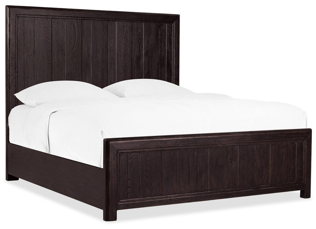 Driftwood Wood Panel Bed