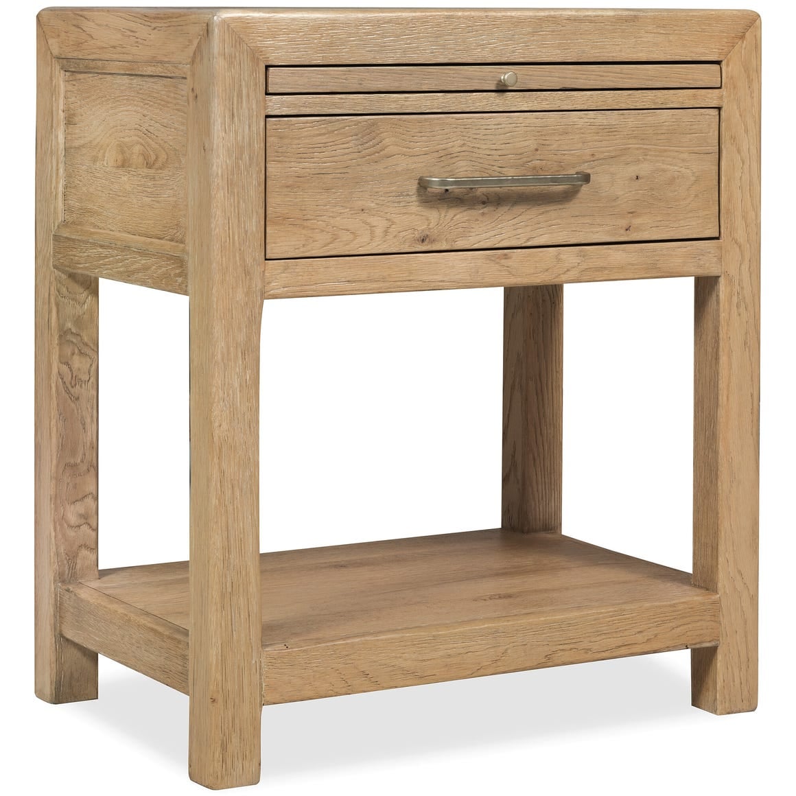 Driftwood 1-Drawer Wood Nightstand