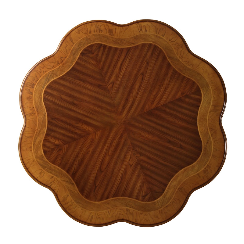 Picardy Wood Round Dining Table