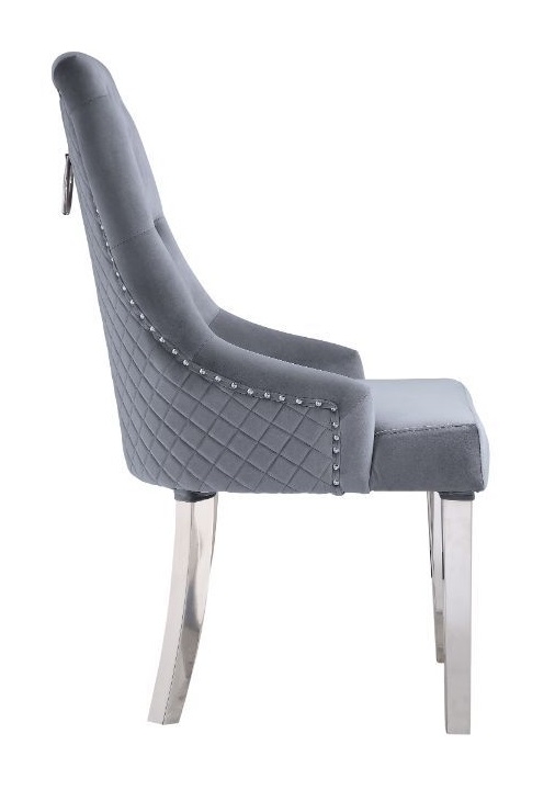 Satinka Fabric/Steel Dining Side Chair