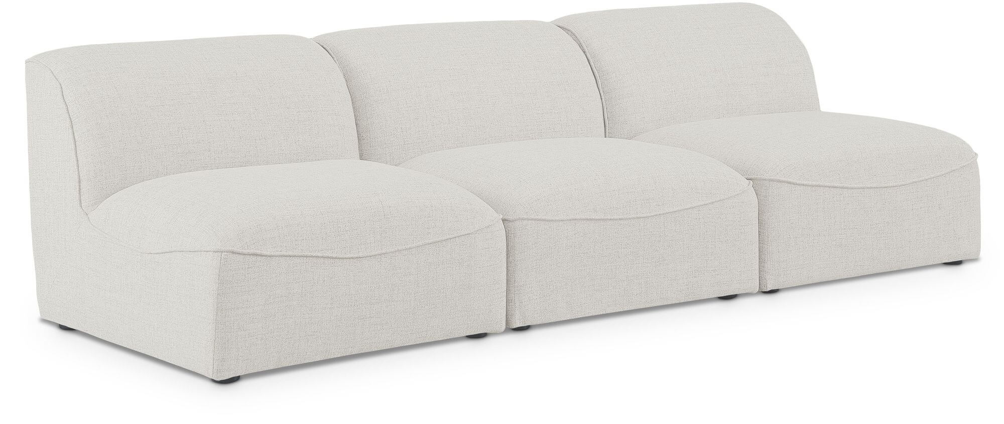 Miramar 99" Linen Modular Sofa