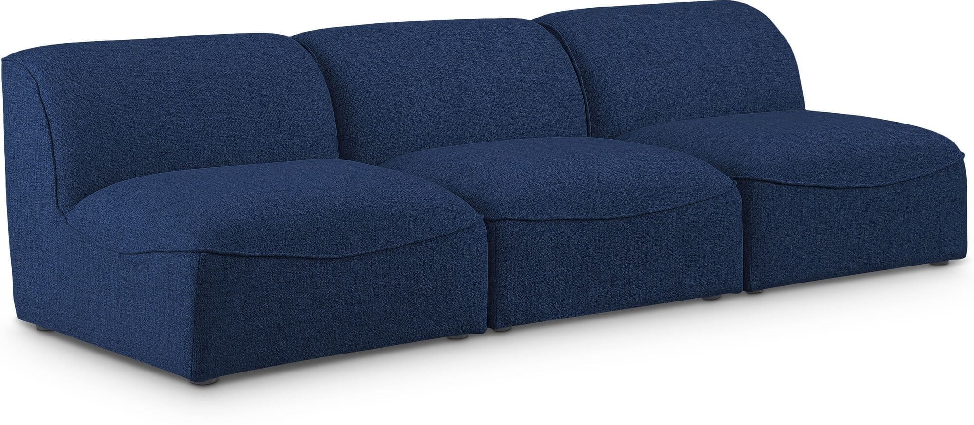 Miramar 99" Linen Modular Sofa