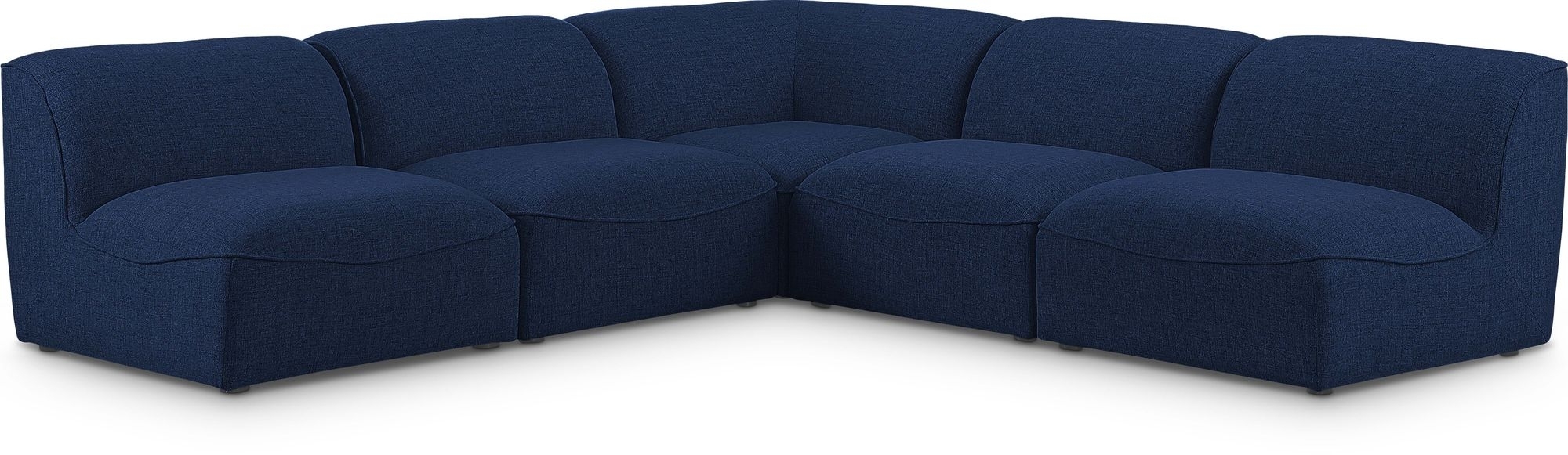 Miramar 104" 5-Piece Linen Fabric Modular Sectional Sofa