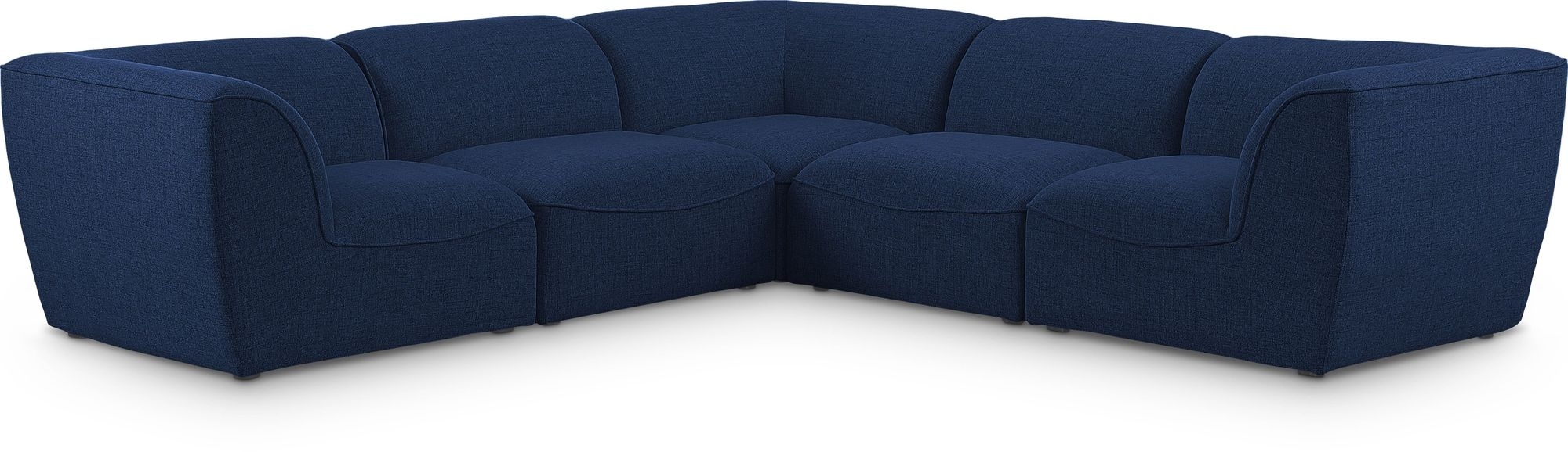 Miramar 109" 5-Piece Linen Fabric Modular Sectional Sofa