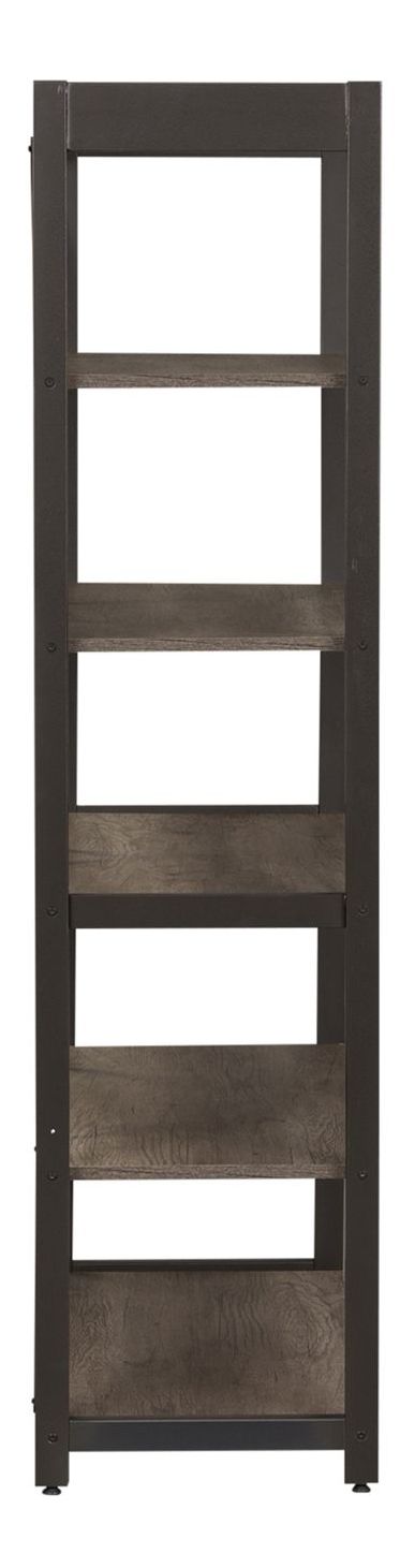 Tanners Creek Melamine/Wood/Metal 5-Tier Bookcase