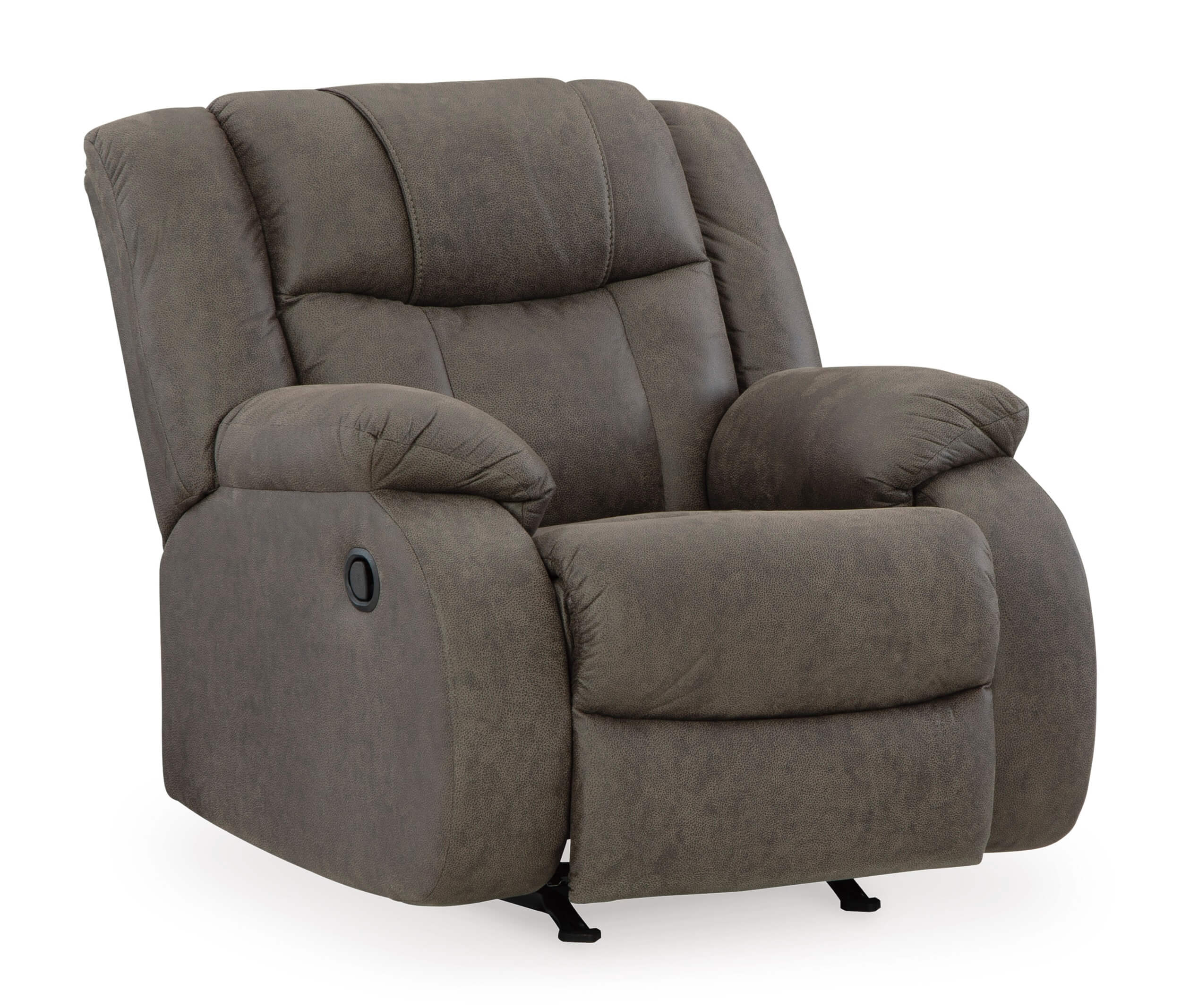 First Base Polyester Reclining Chair Side