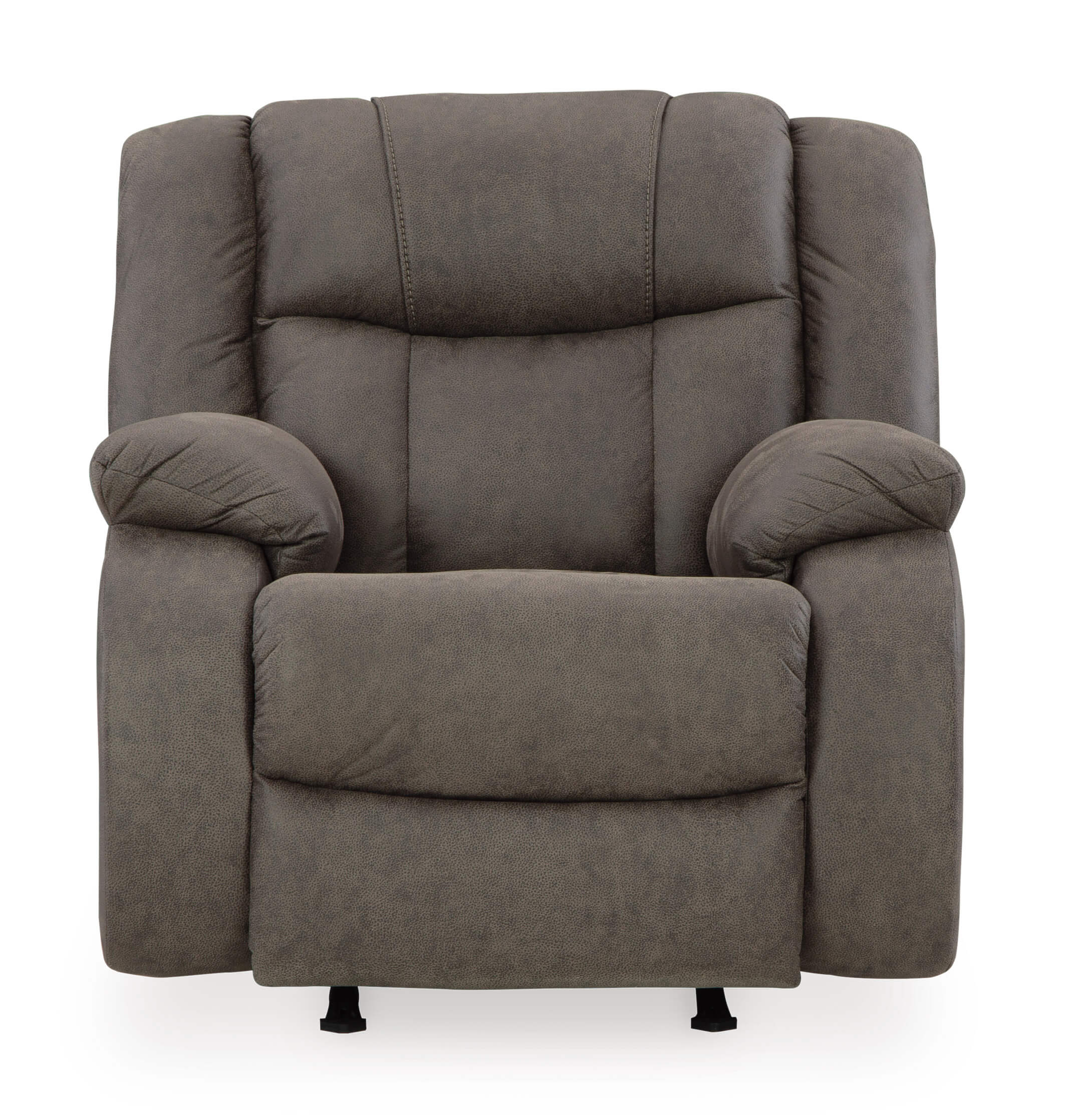 Ashley First Base Reclining Gunmetal Chair