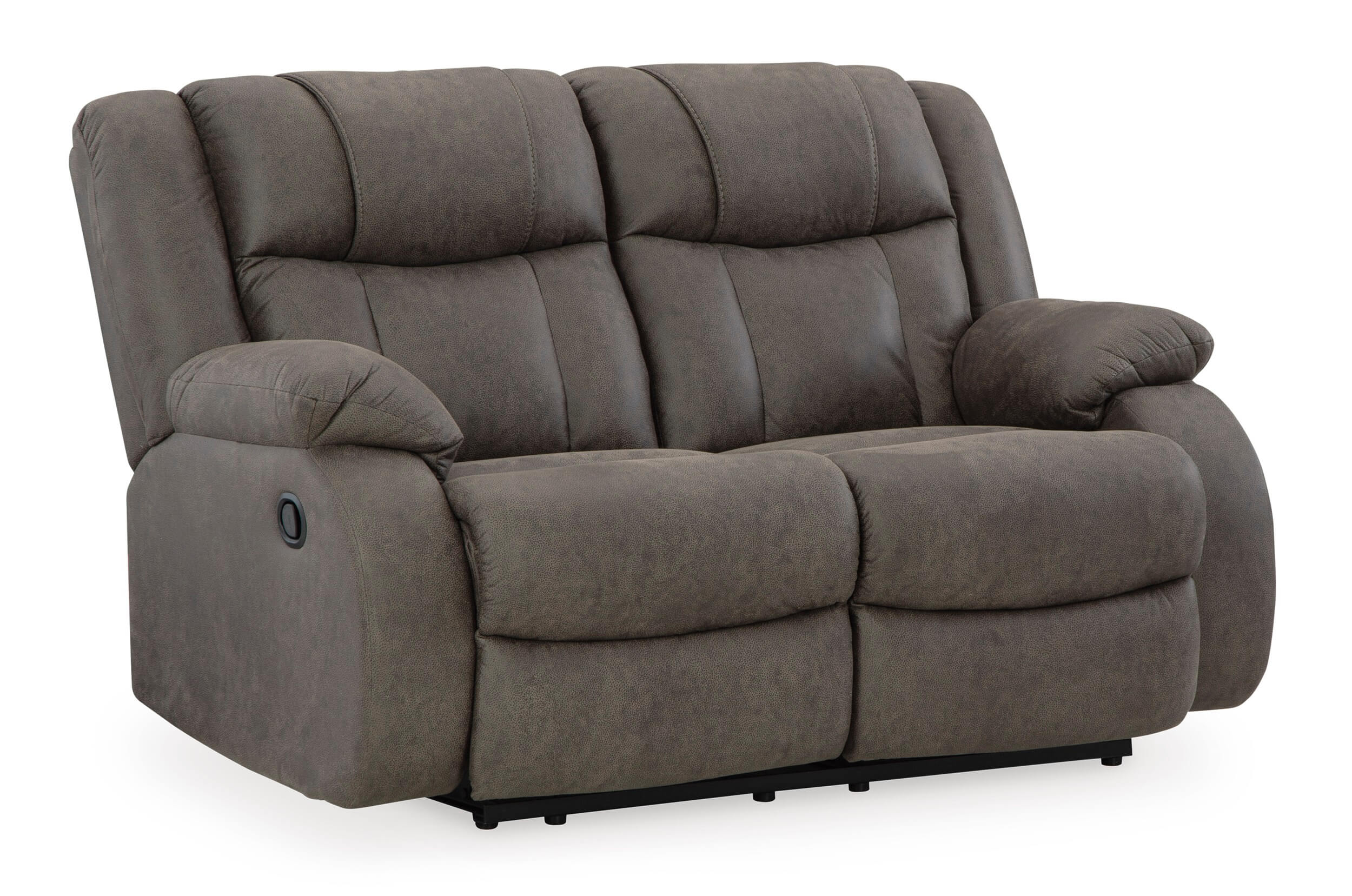Ashley First Base Polyester Reclining Loveseat