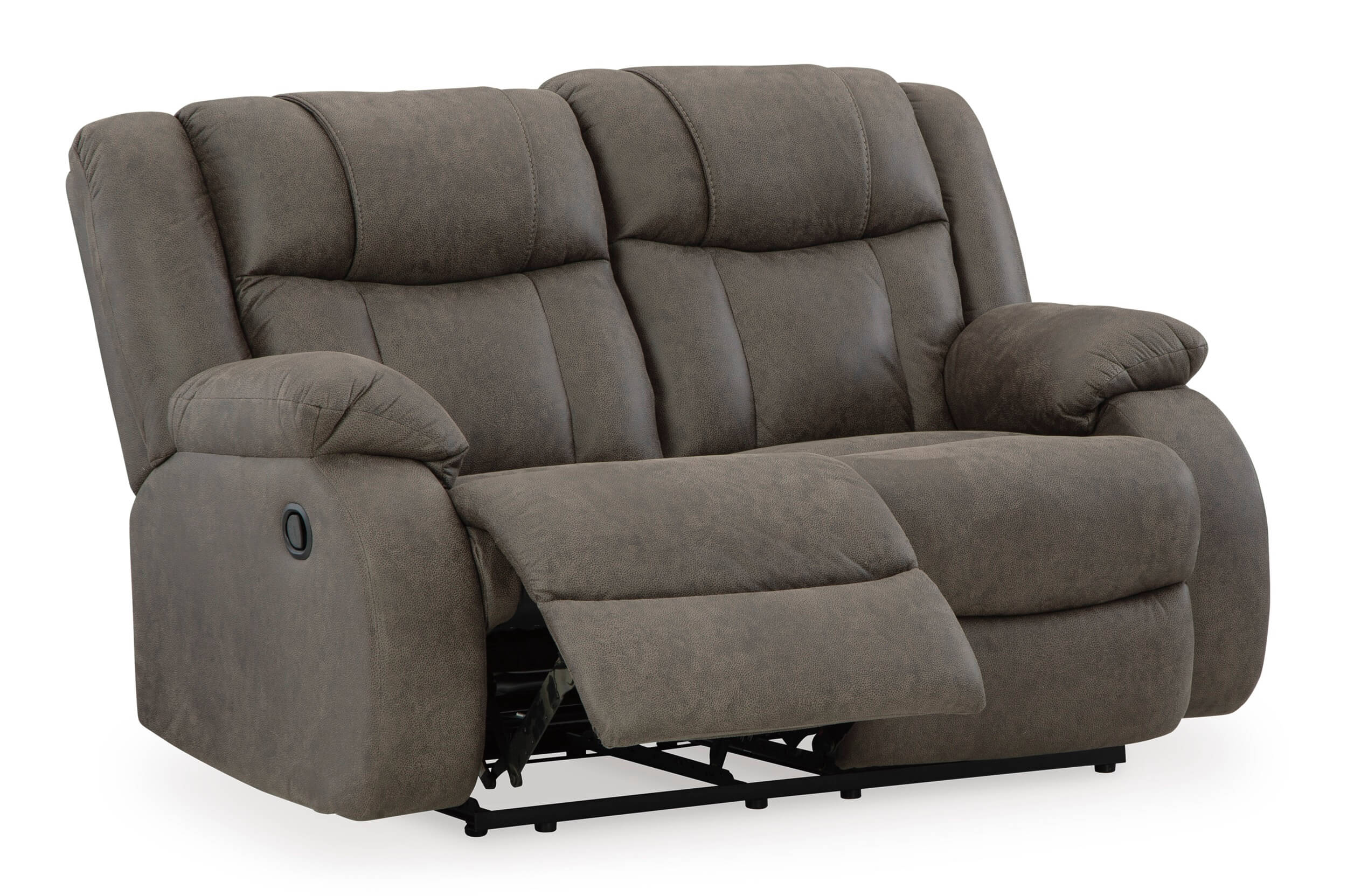 First Base Polyester Reclining Loveseat by Ashley