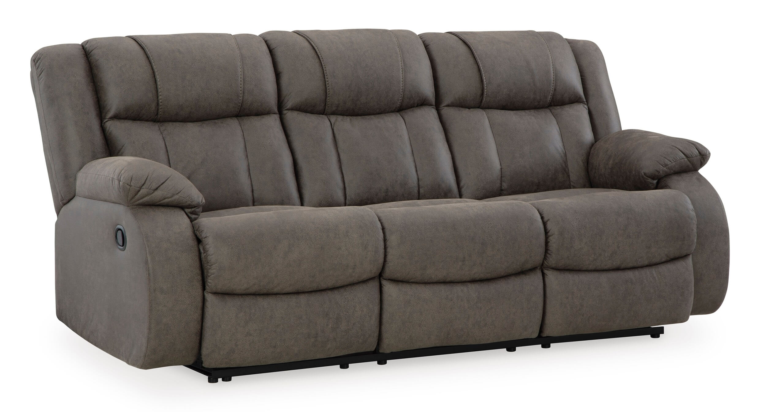 First Base Polyester Reclining Sofa Side