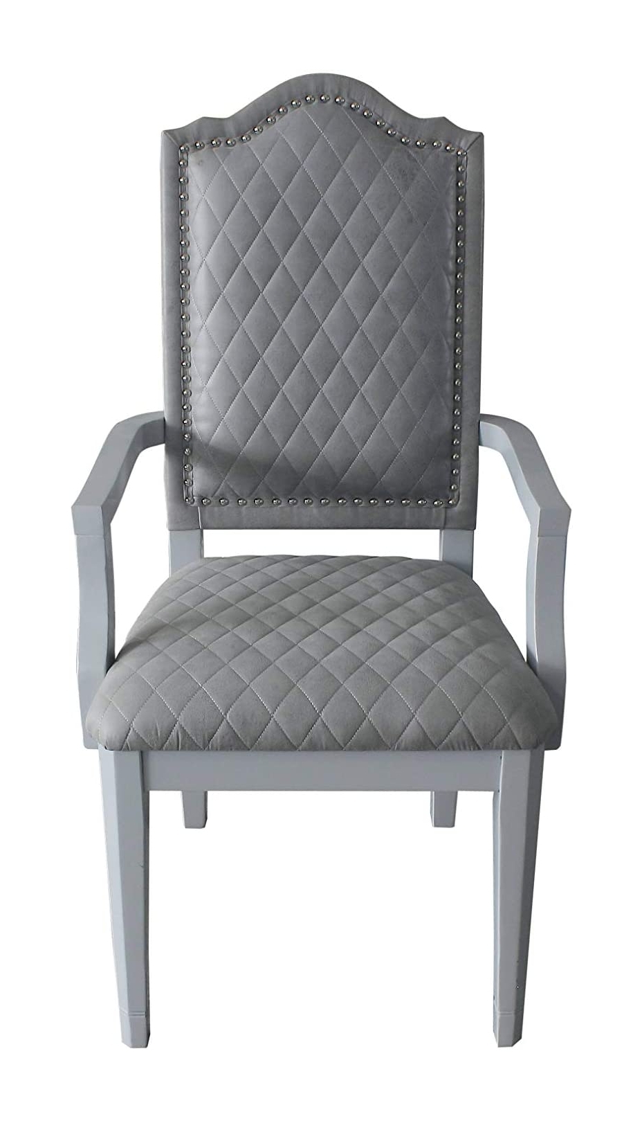 House Marchese Fabric/Wood Dining Arm Chair