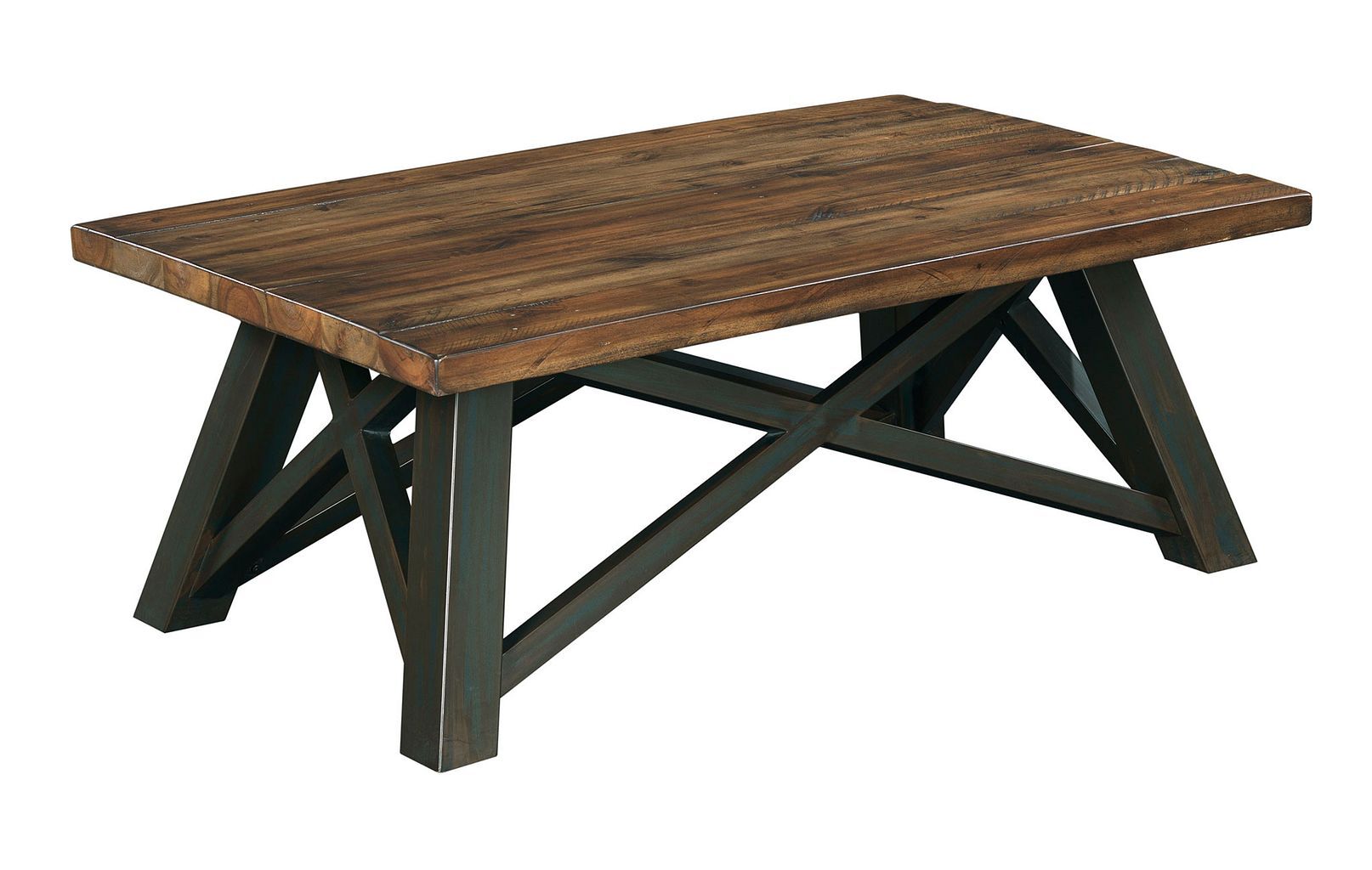 Modern Classics Crossfit Rectangular Wood Cocktail Table Set