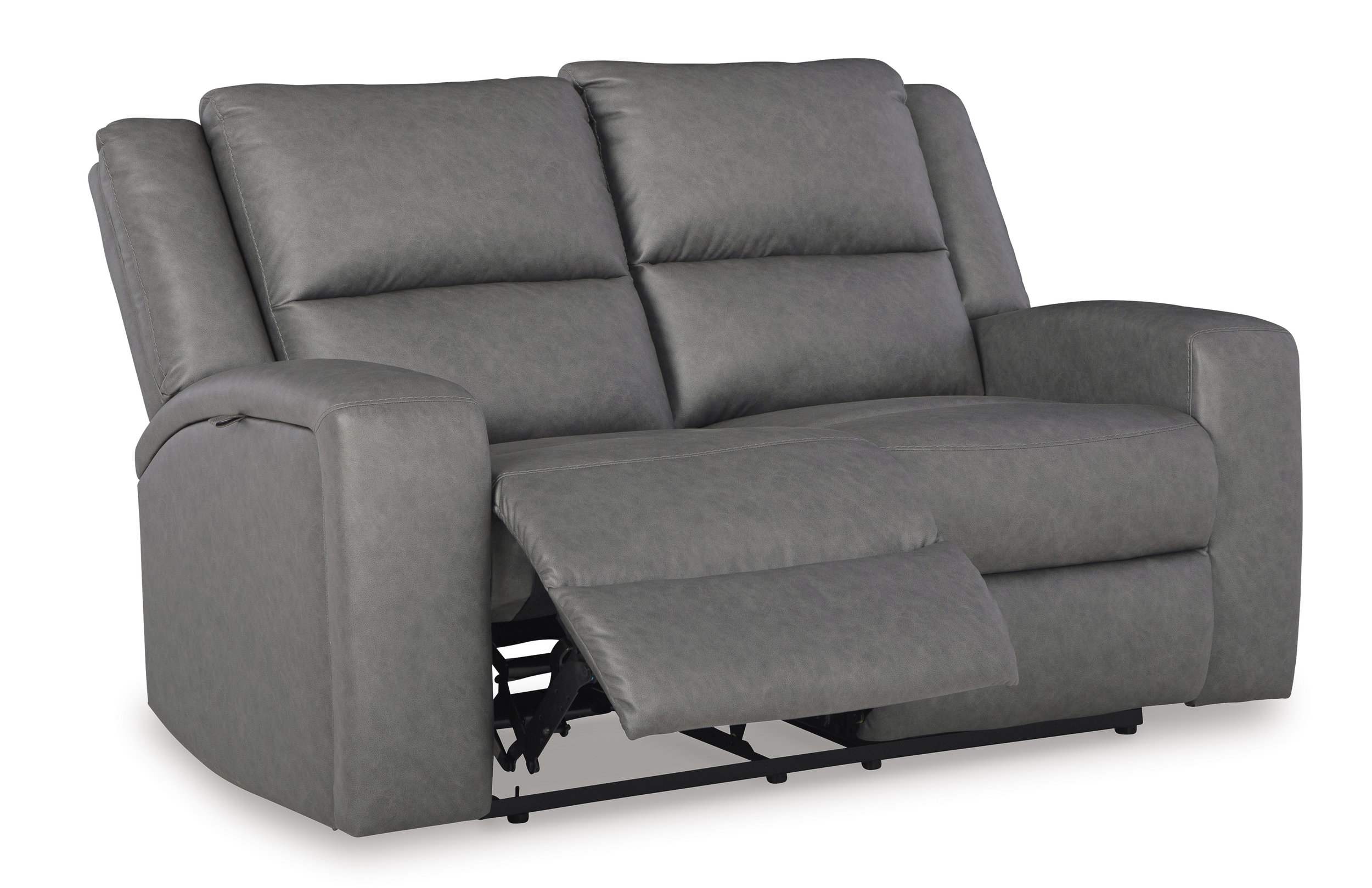 Brixworth Faux Leather Reclining Loveseat
