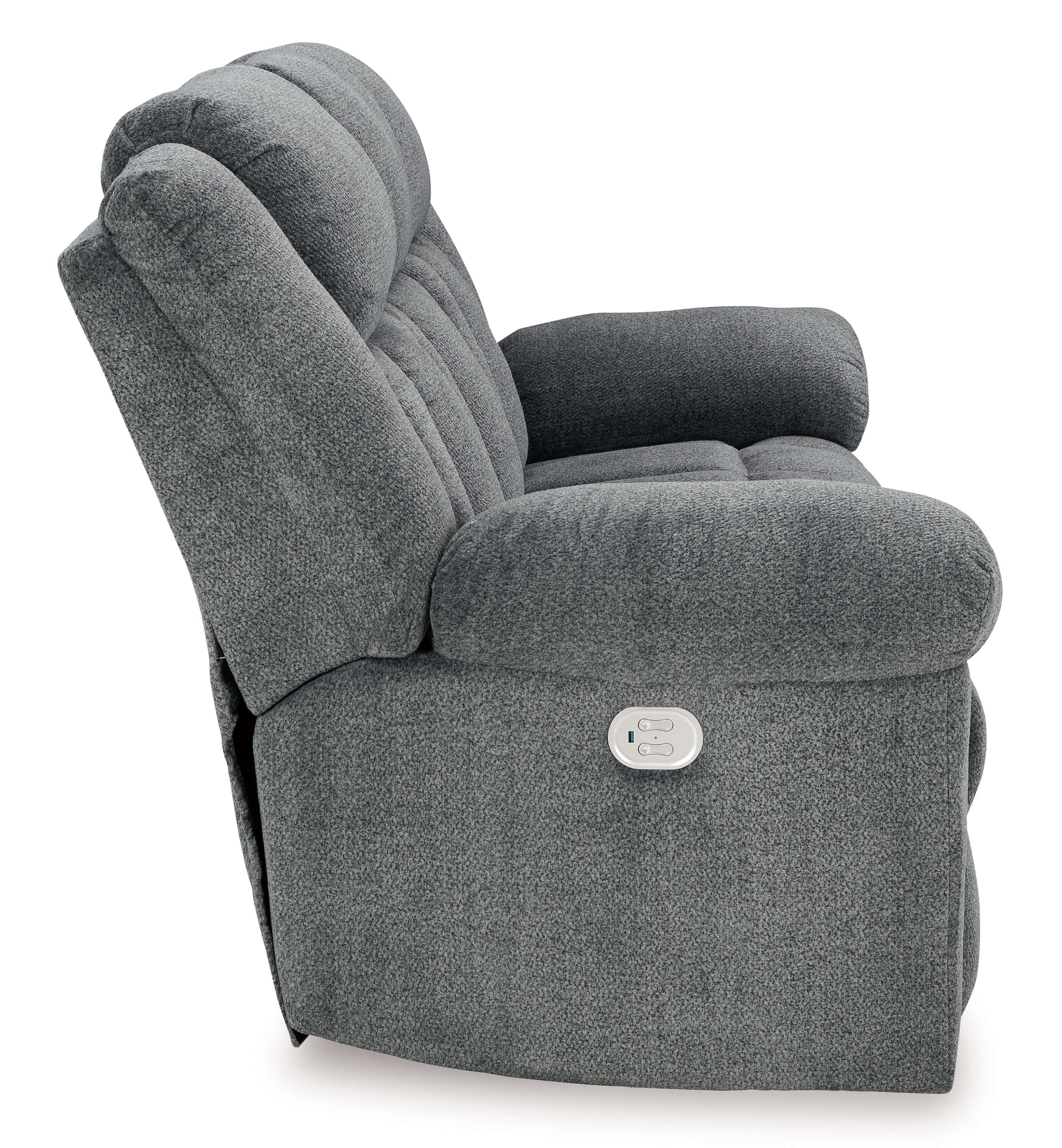 Tip-Off Reclining Slate Sofa