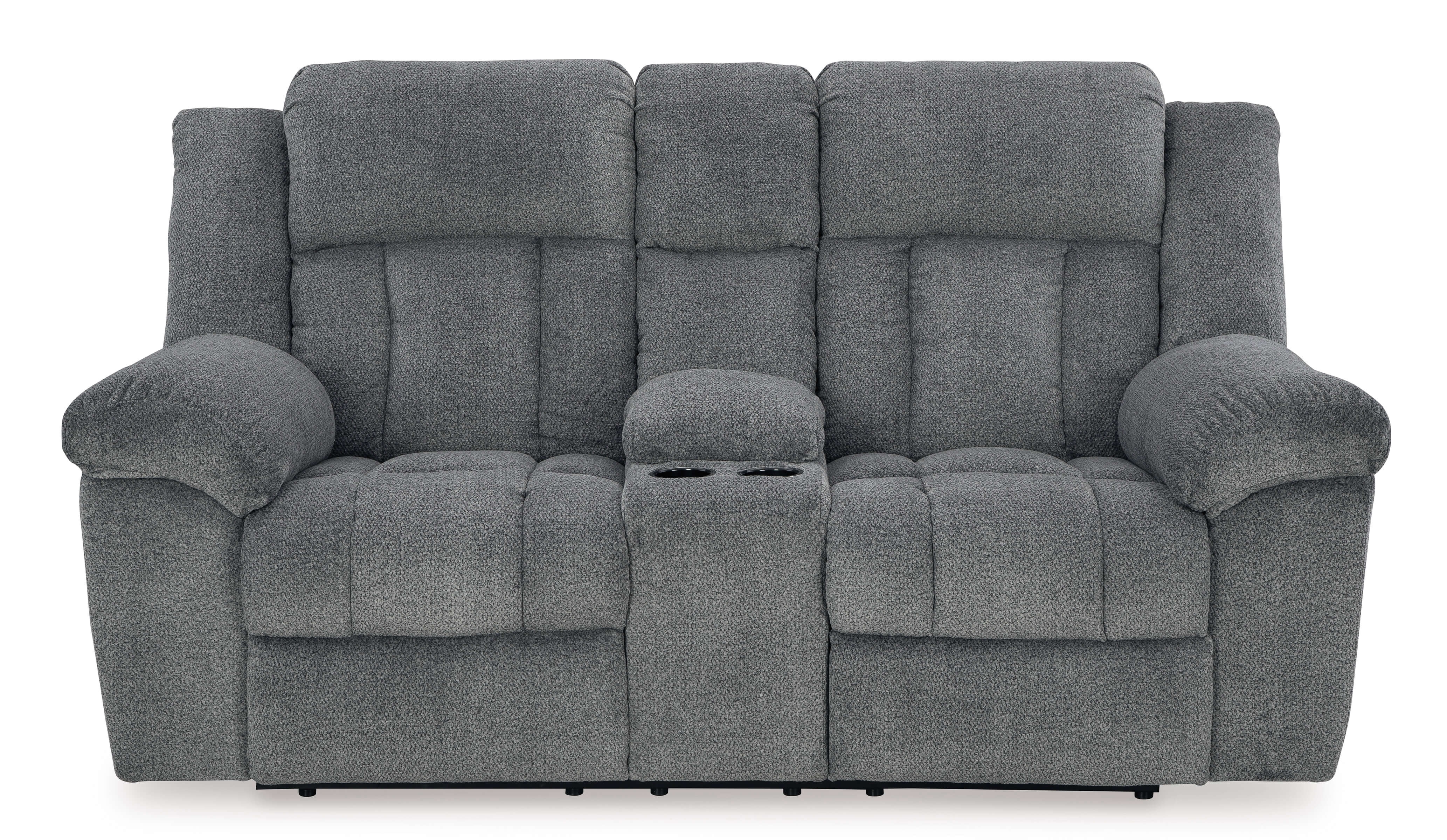 Tip-Off Polyester Power Reclining Loveseat