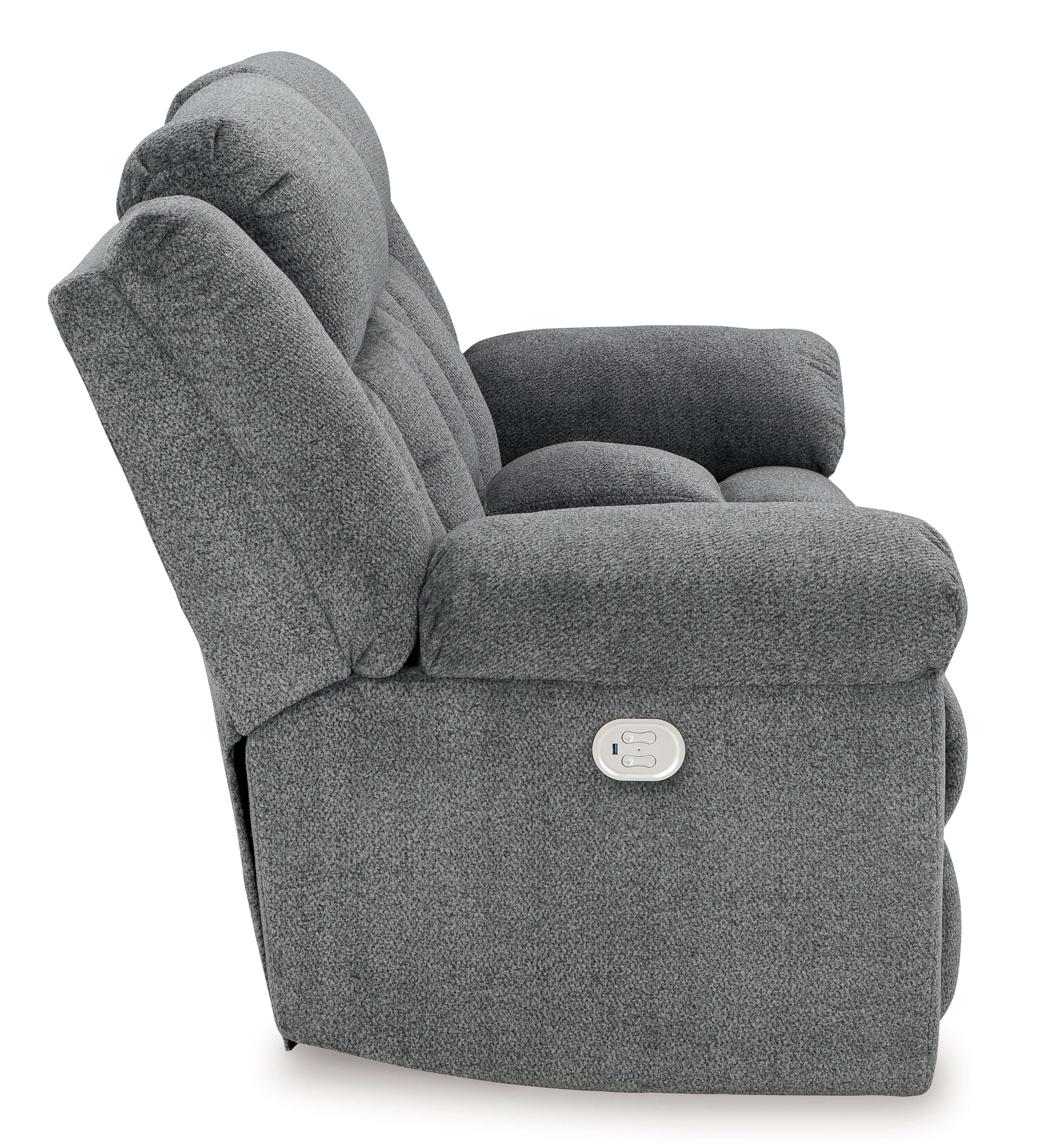 Tip-Off Polyester Power Reclining Loveseat