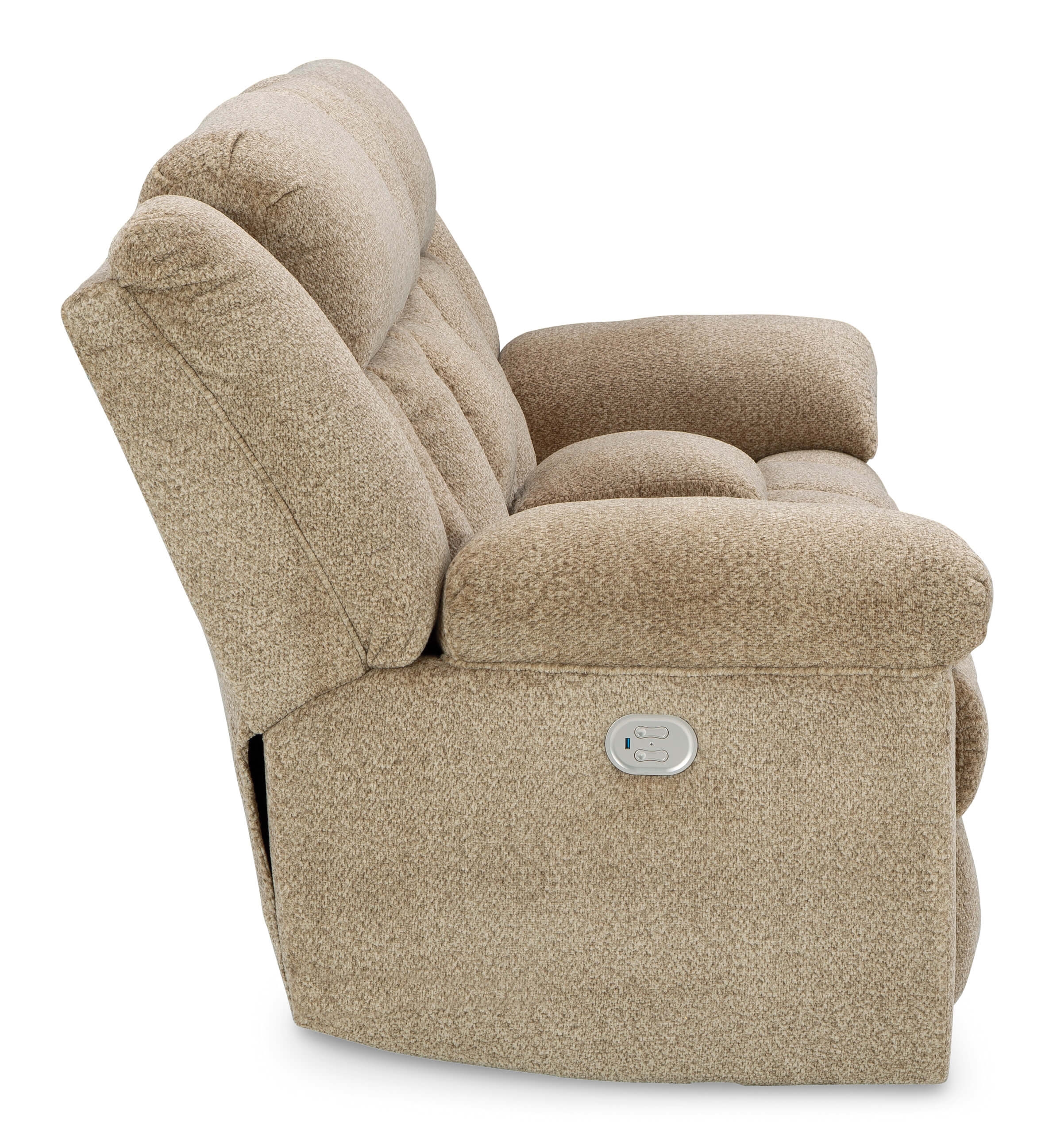 Ashley Tip-Off Reclining Loveseat Side