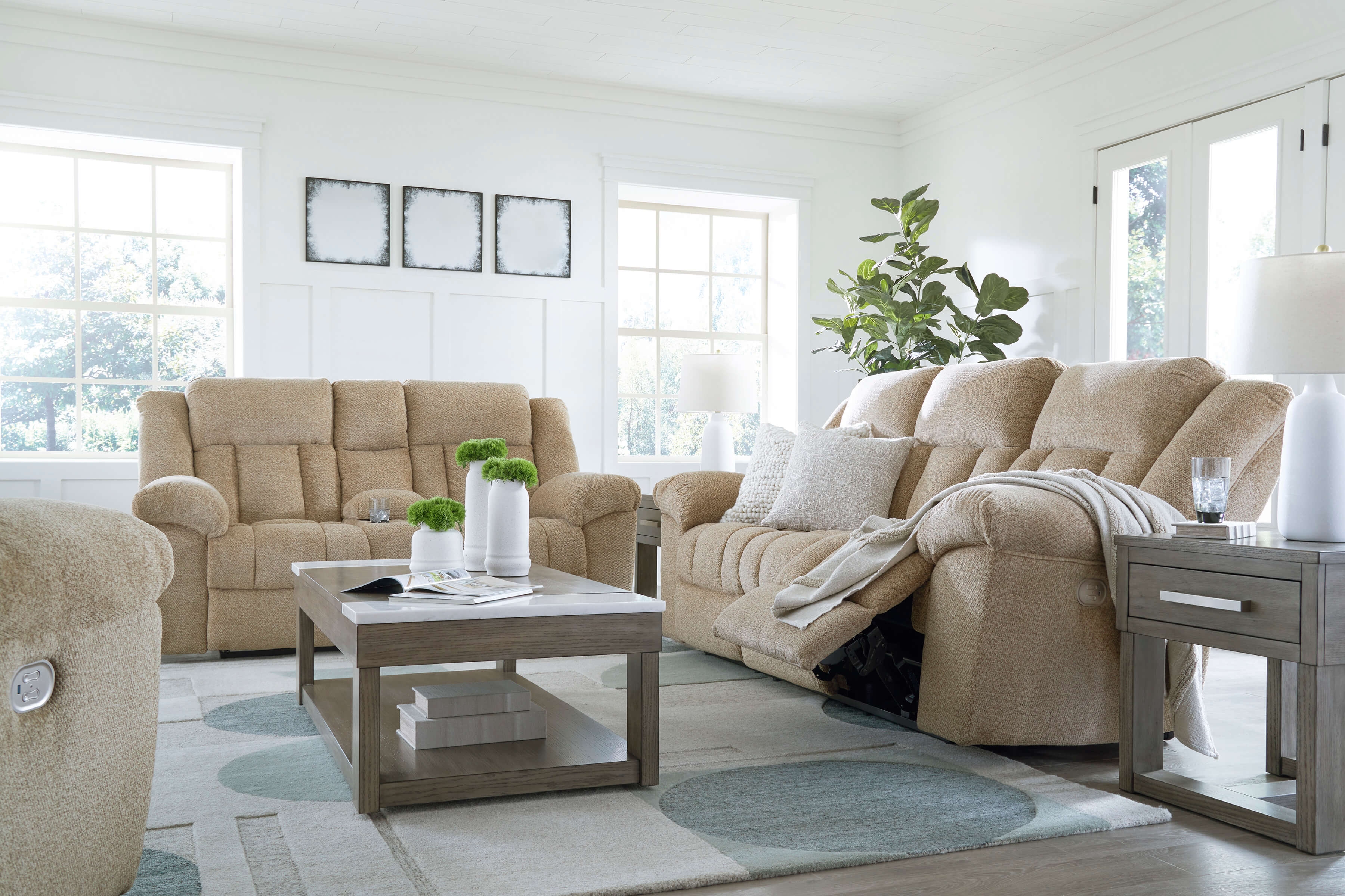 Ashley Tip-Off Power Reclining Sofa sets