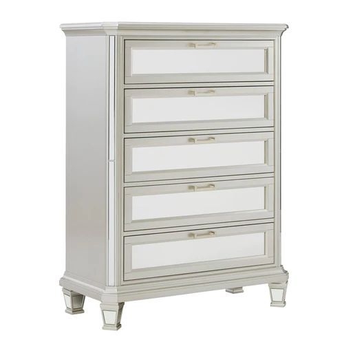 SM Lindenfield Velvet Upholstered Panel Bedroom Set