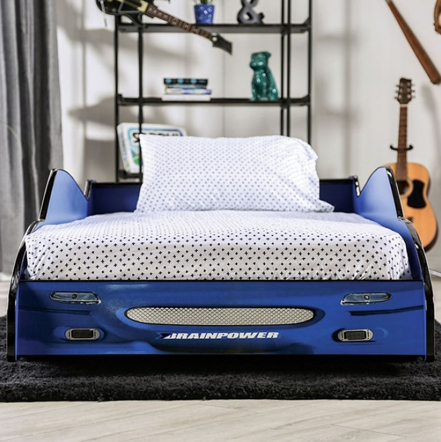 Dustruck MDF/Particle Board Youth Car Bed, Twin Size