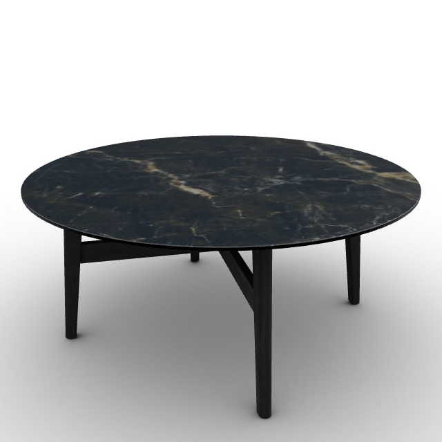 Abrey Laminated Ceramic-Glass/Wood Coffee Table