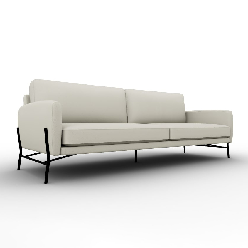 Le Marais Fabric Fixed Sofa
