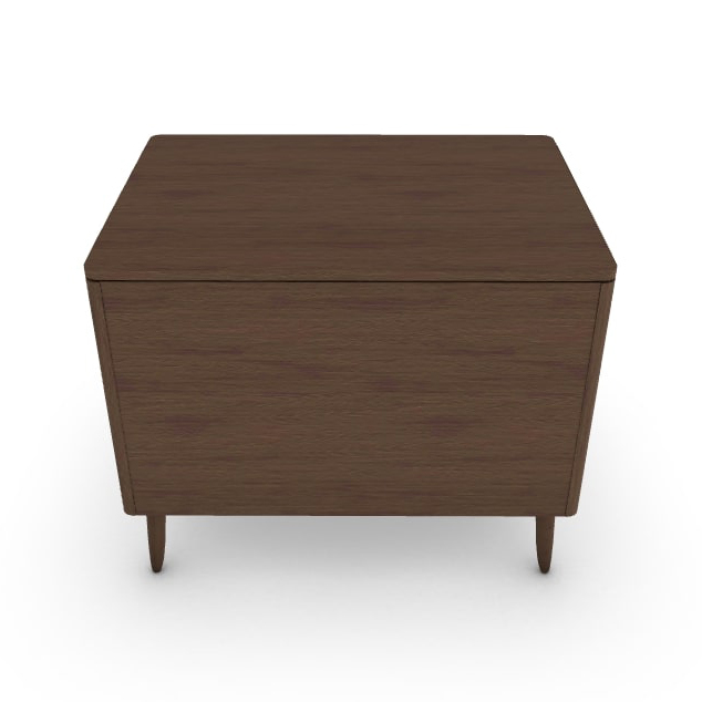 Boston Wood Nightstand w/2 Drawers