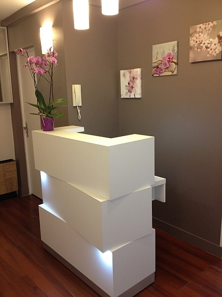 ZEN Reception Desk w/Drawer