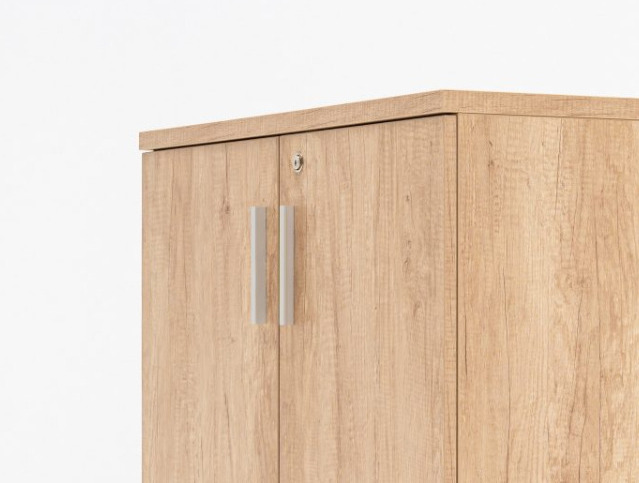 Quando H44.4" Office Lockable Cabinet w/2 Doors
