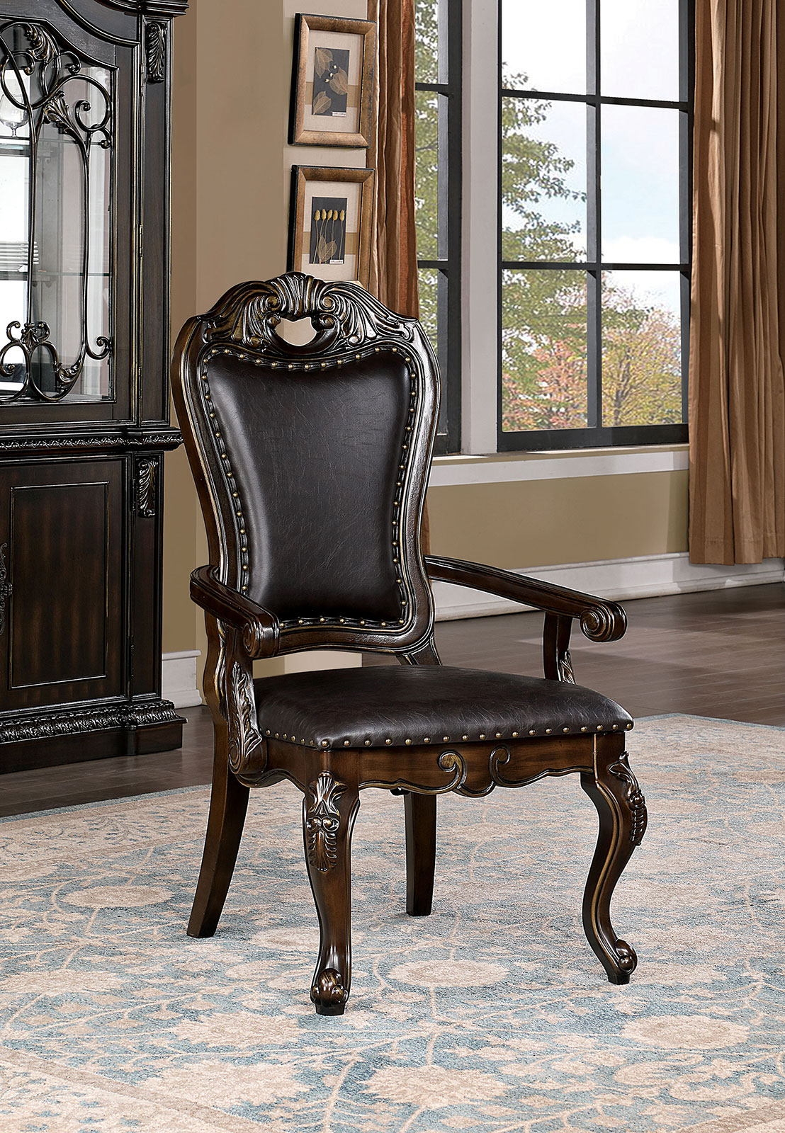 Lombardy Wood Extendable Dining Set