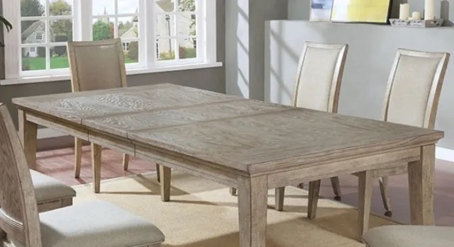 Cerise Wood Extendable Dining Set